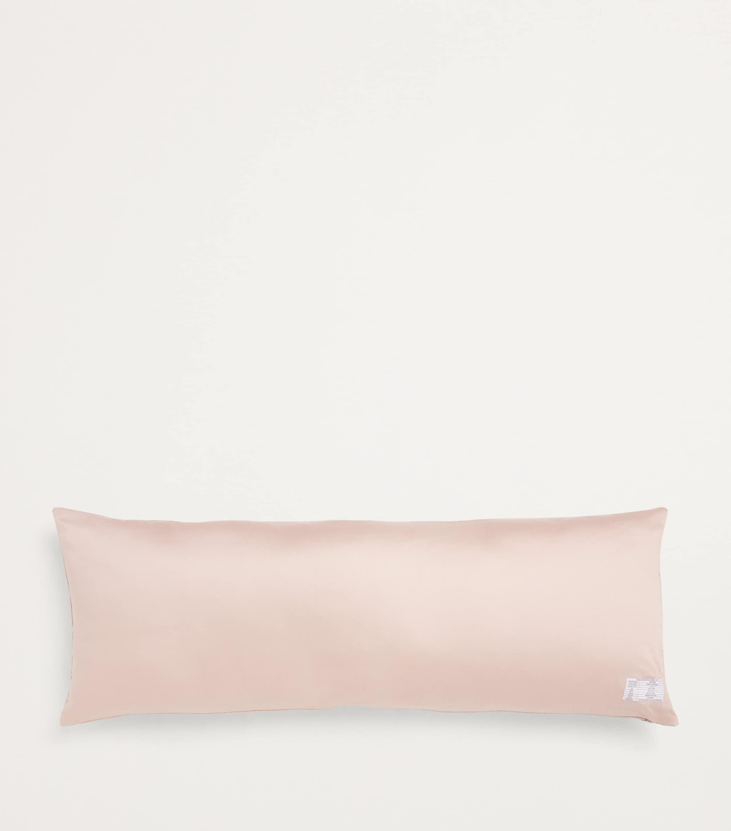Harrods of London Habotai Fitzroy Cushion Cover (40cm x 110cm) Blush Image 2