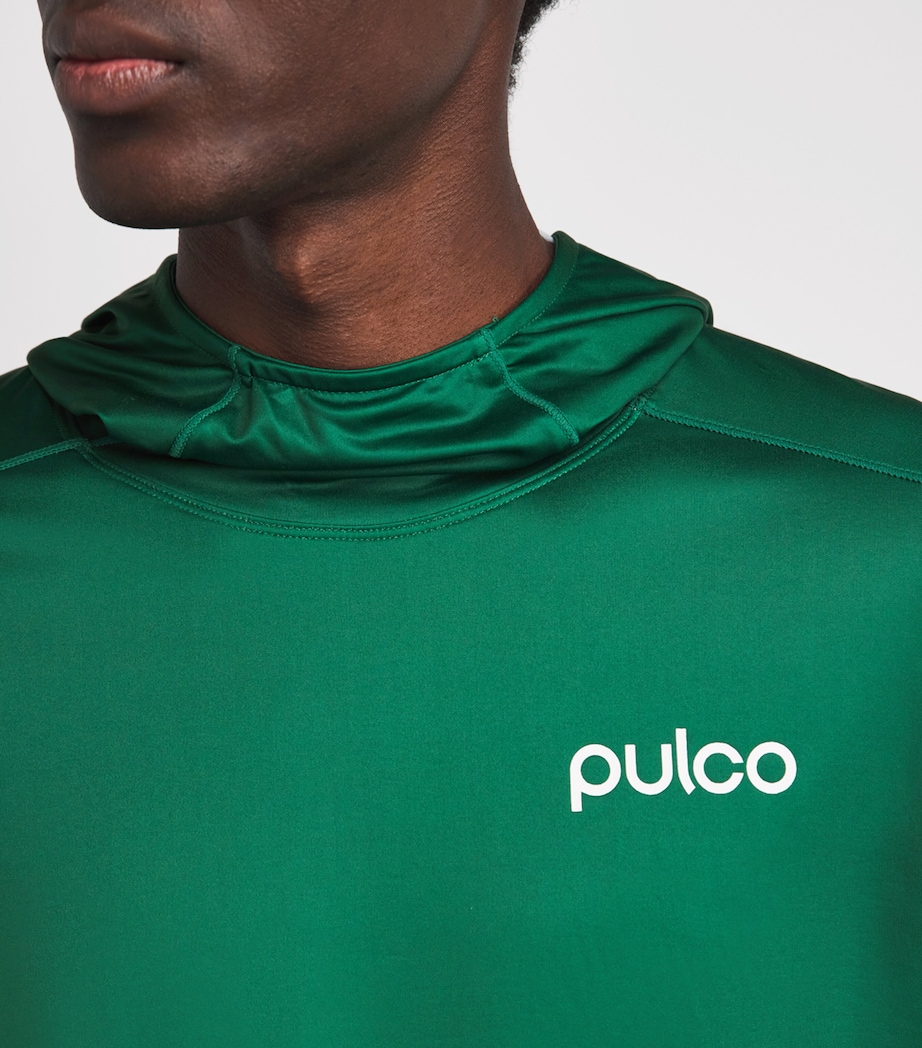 Pulco Studios Mens Hooded Playing Top Court Green Image 3