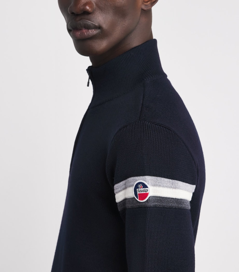 Merino Wengen Sweater 65602 MARIN/SILICE Image 6