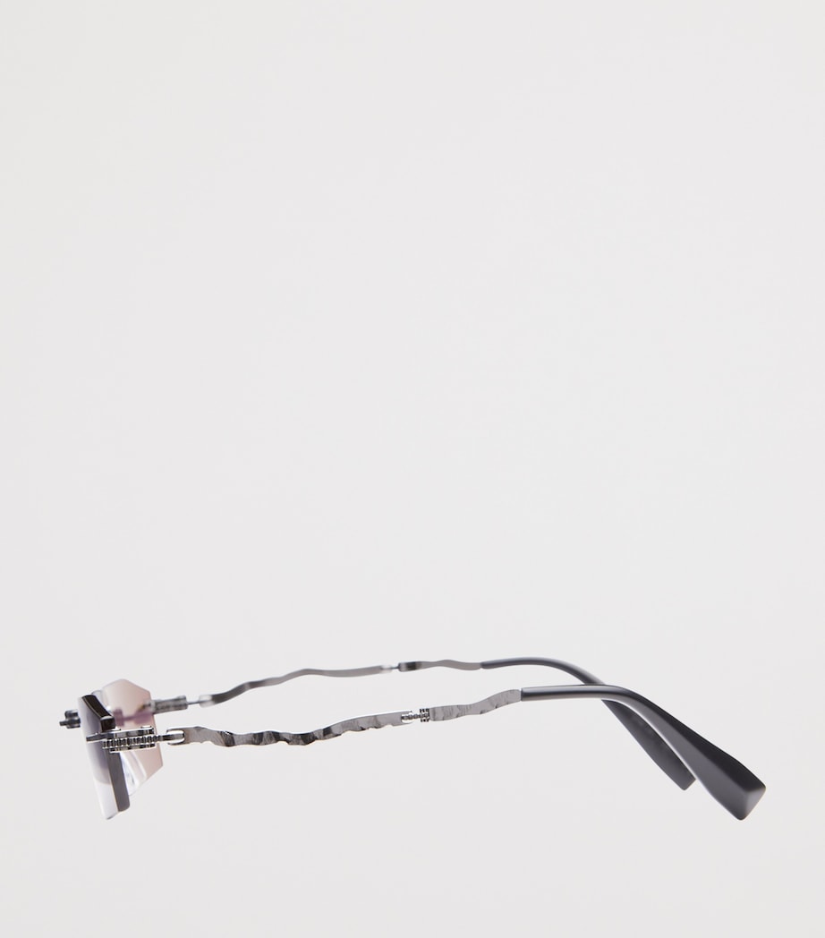 Kuboraum Metal Mask H40 Sunglasses Grey Silver Image 4