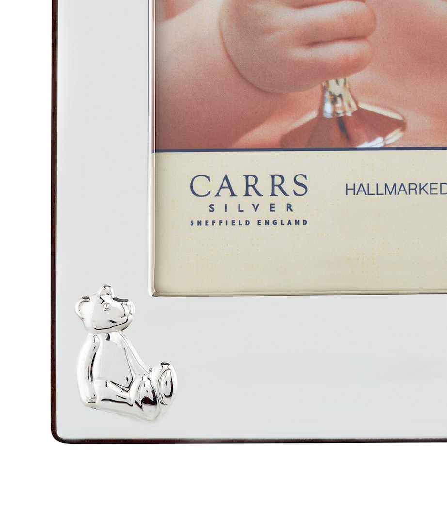 Sterling Silver Bear Frame (6'' x 4'') SILVER Image 2