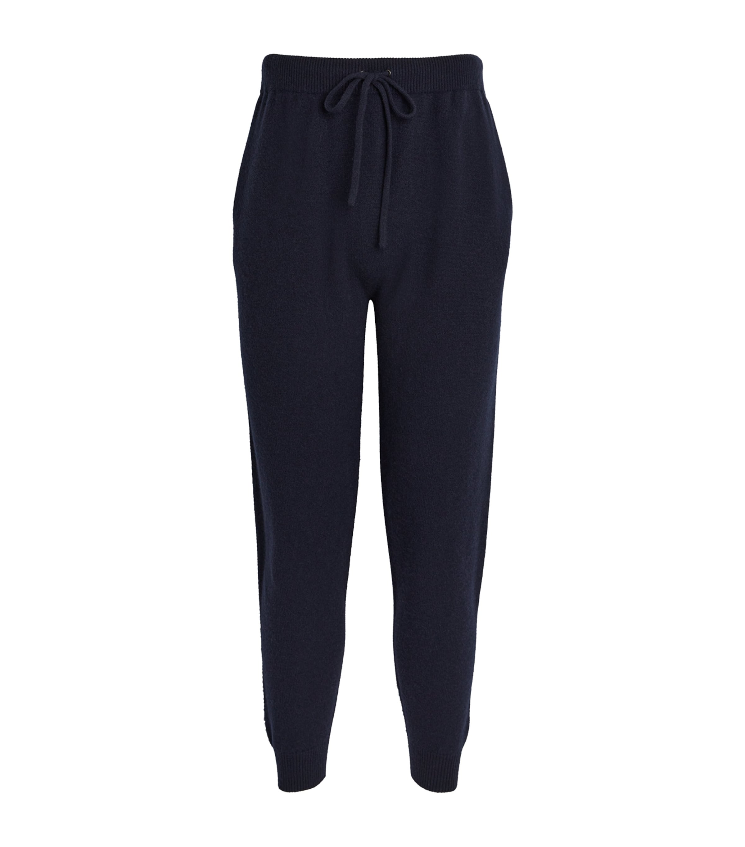 Johnstons Of Elgin Tapered-leg Track Pants In Blue