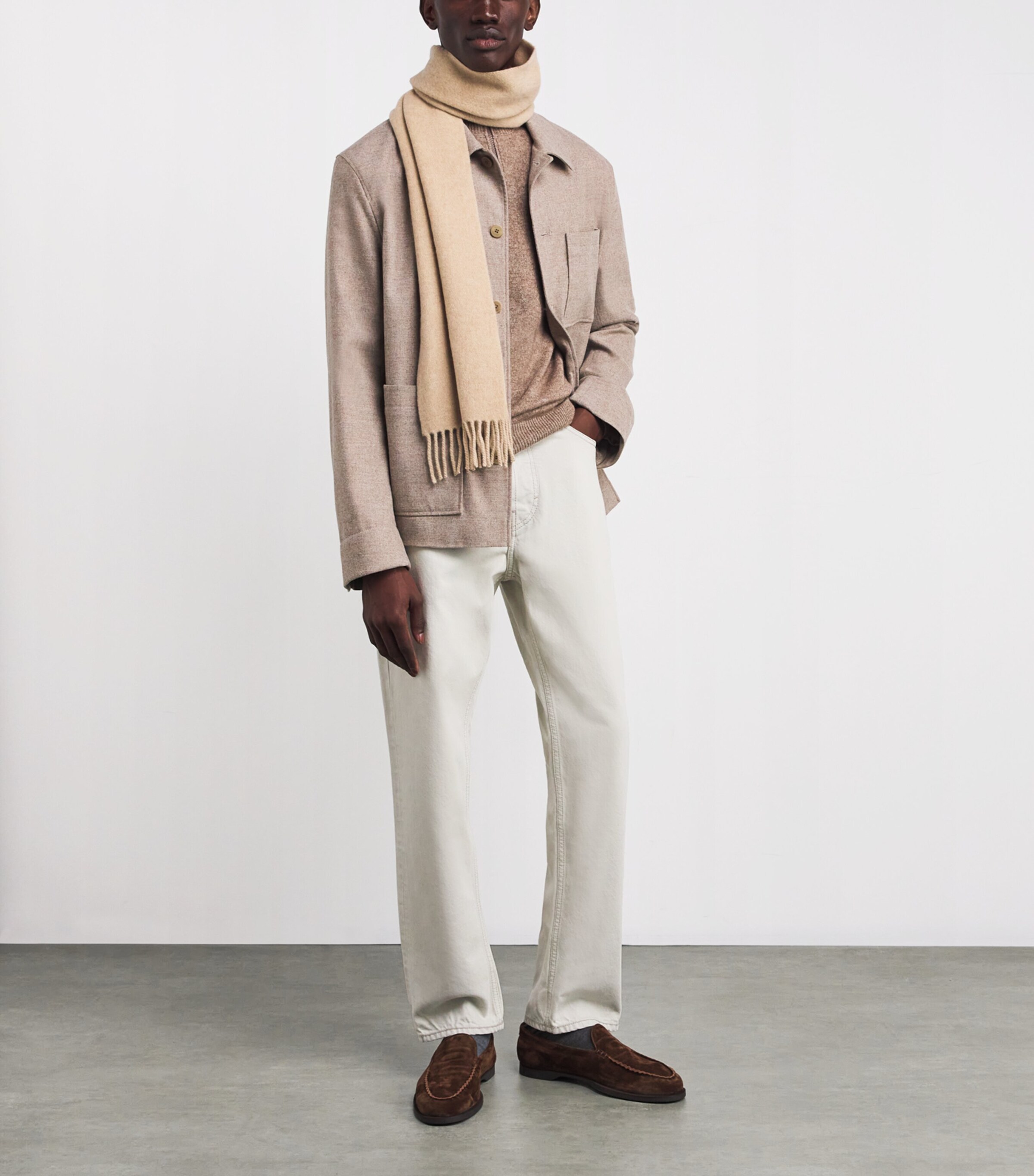 JACOB COHËN Mens Limited Edition Pony Hair-Patch Sean Relaxed Jeans Image 2