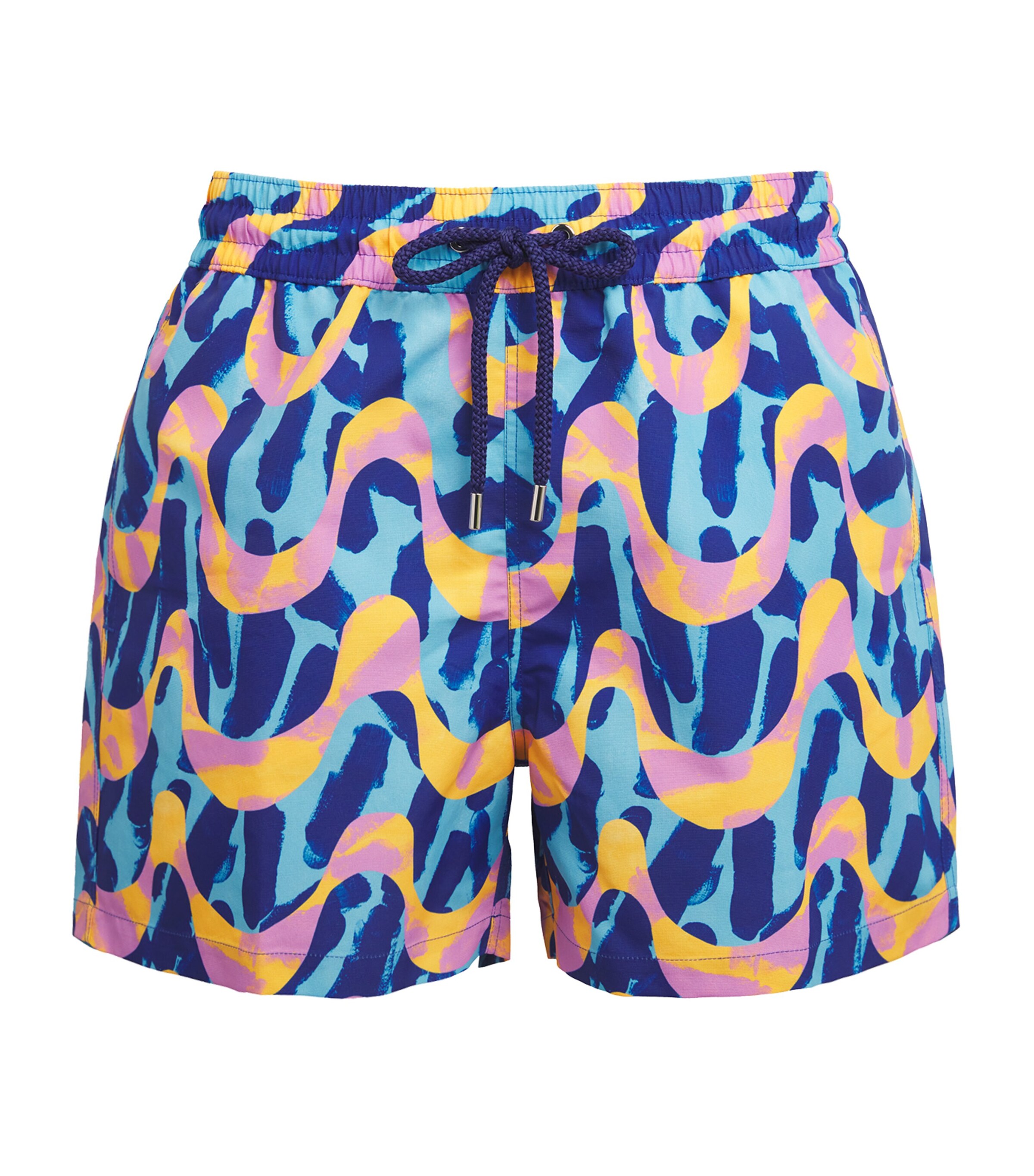 Frescobol Carioca X John Booth Sport Swim Shorts 4 Booth Blue/booth Purple In Blue