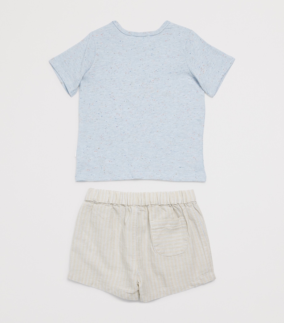Purebaby Donkey T-Shirt and Shorts Set (12-24 Months) Tacst Image 2