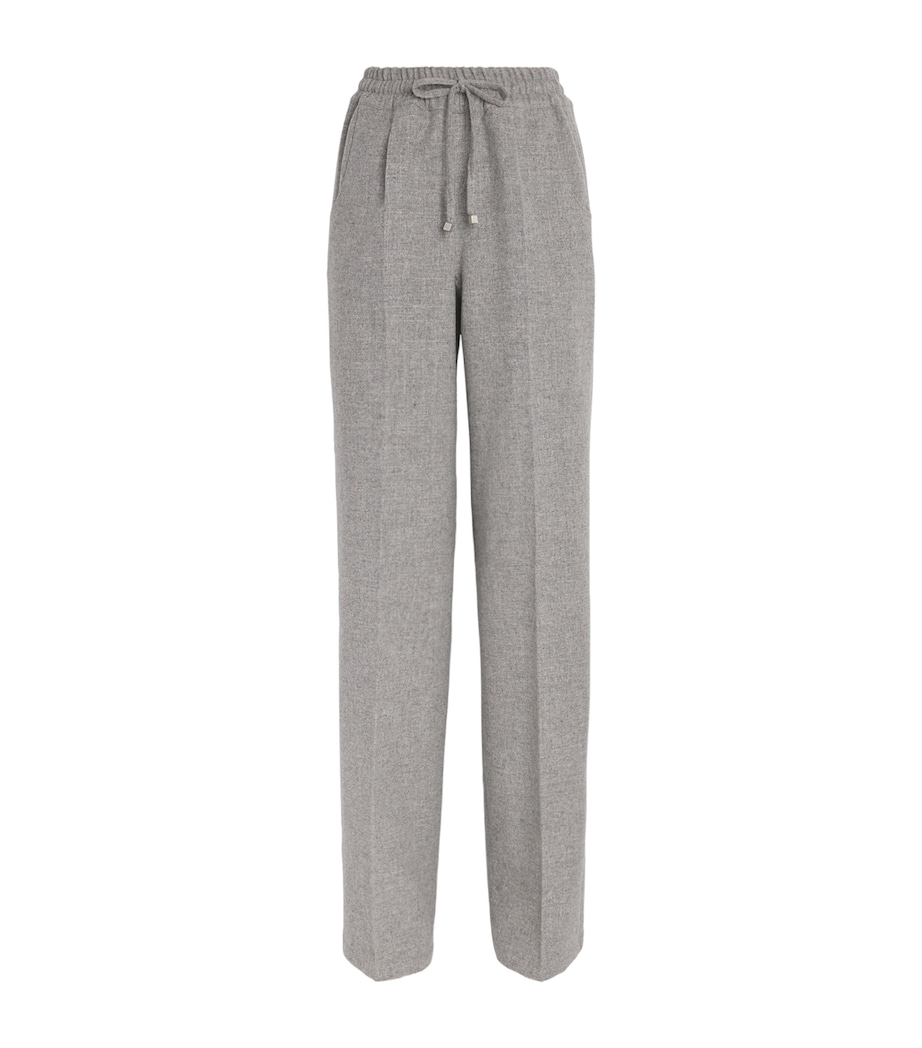 Virgin Wool-Cashmere Shimmer Trousers GREY Image 1