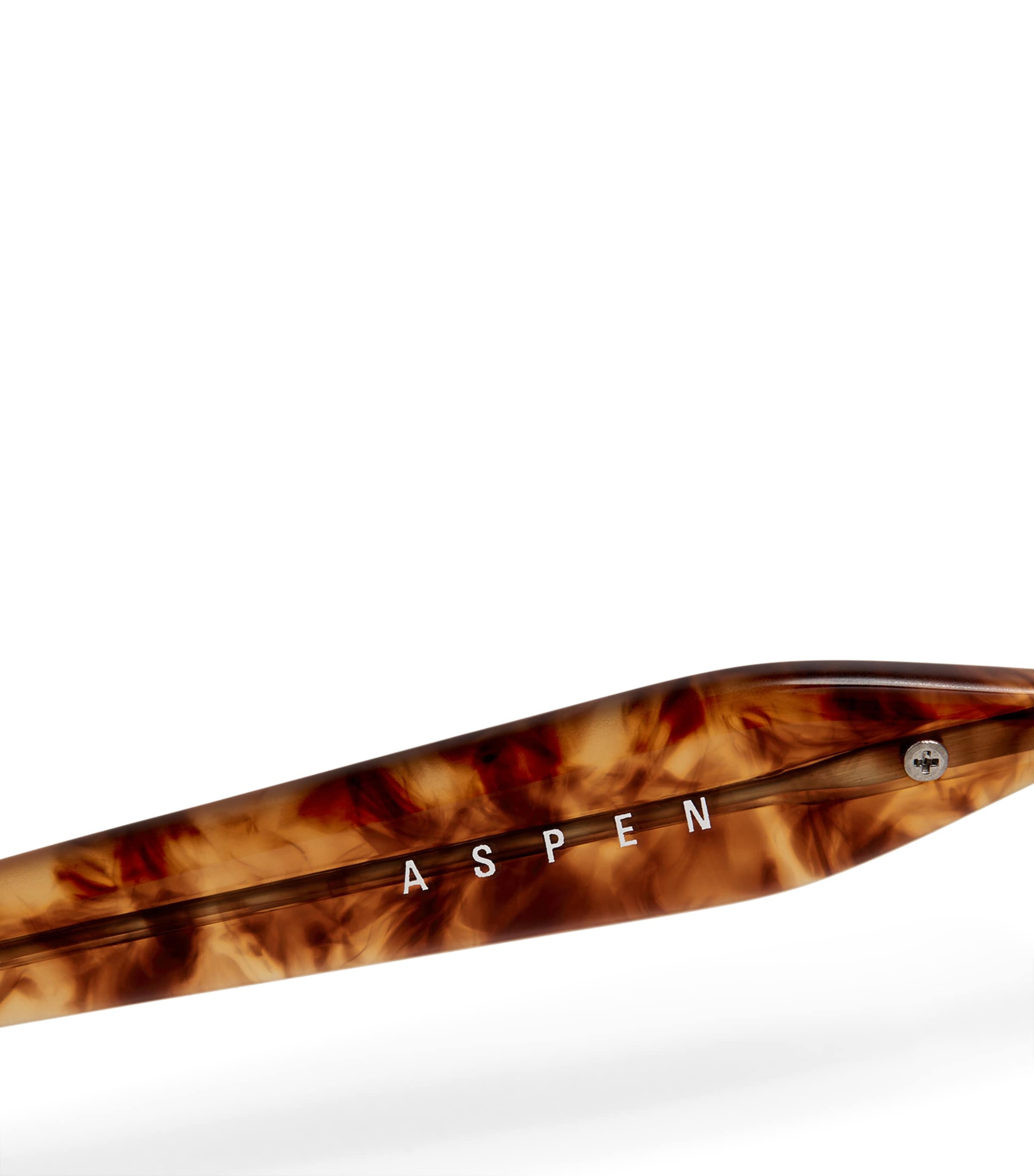 Tortoiseshell Aspen Aviator Sunglasses 41-SILVER Image 5