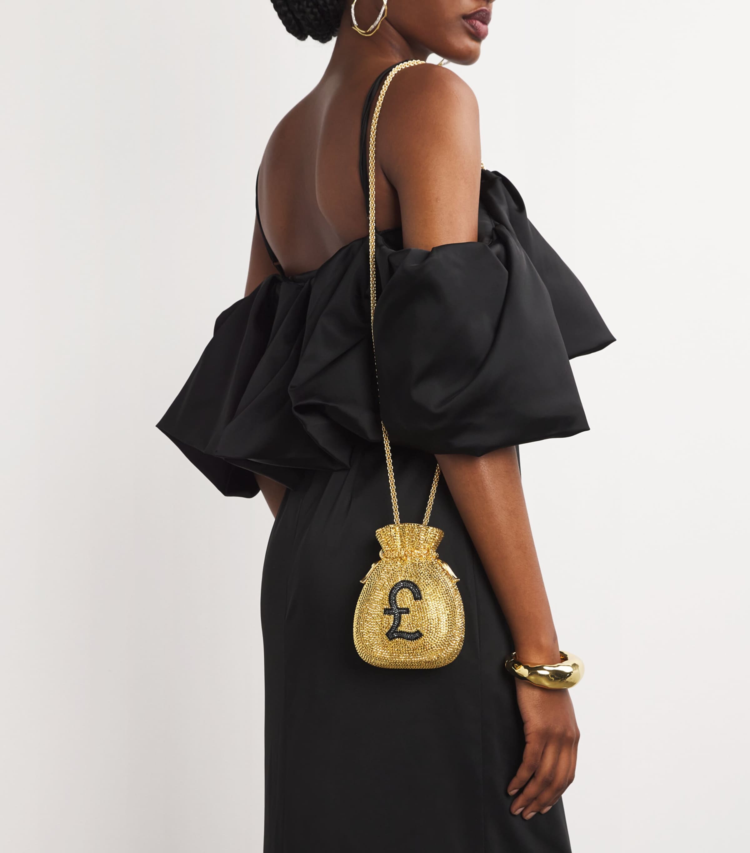 British Money Bags Clutch Bag CPRMT CHMPGN MLTI Image 2