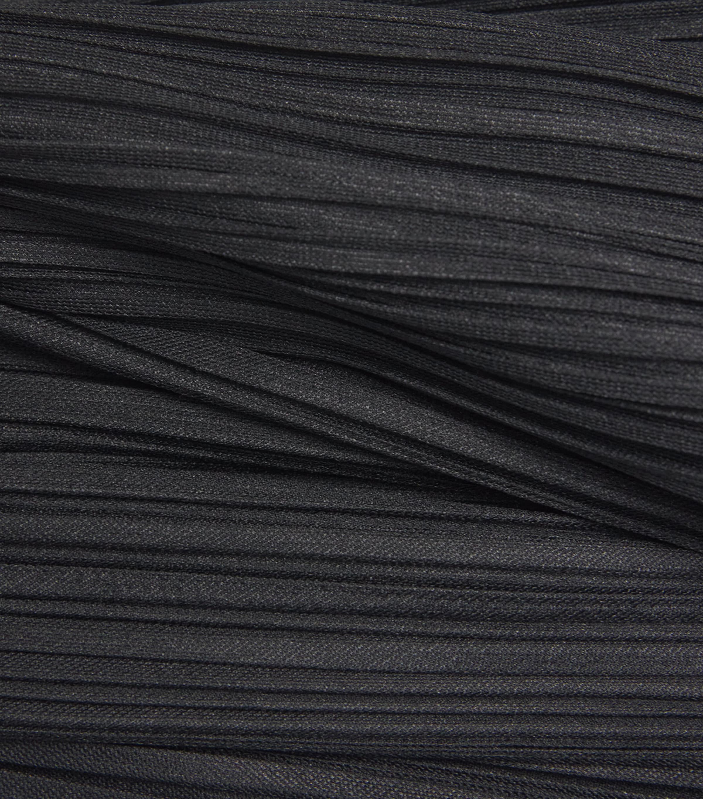 Pleats Please Issey Miyake Womens Mellow Pleats Midi Dress Black Image 6
