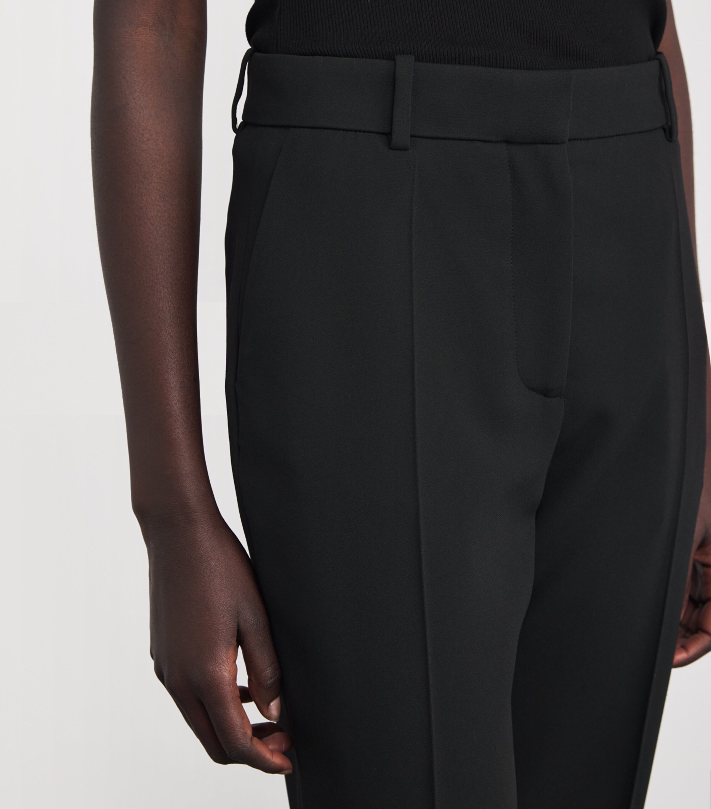 Joseph Womens Cady Colburn Comfort Trousers Black Image 6