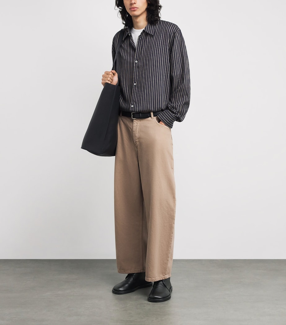 Leather Woodrow Desert Boots BLACK Image 6