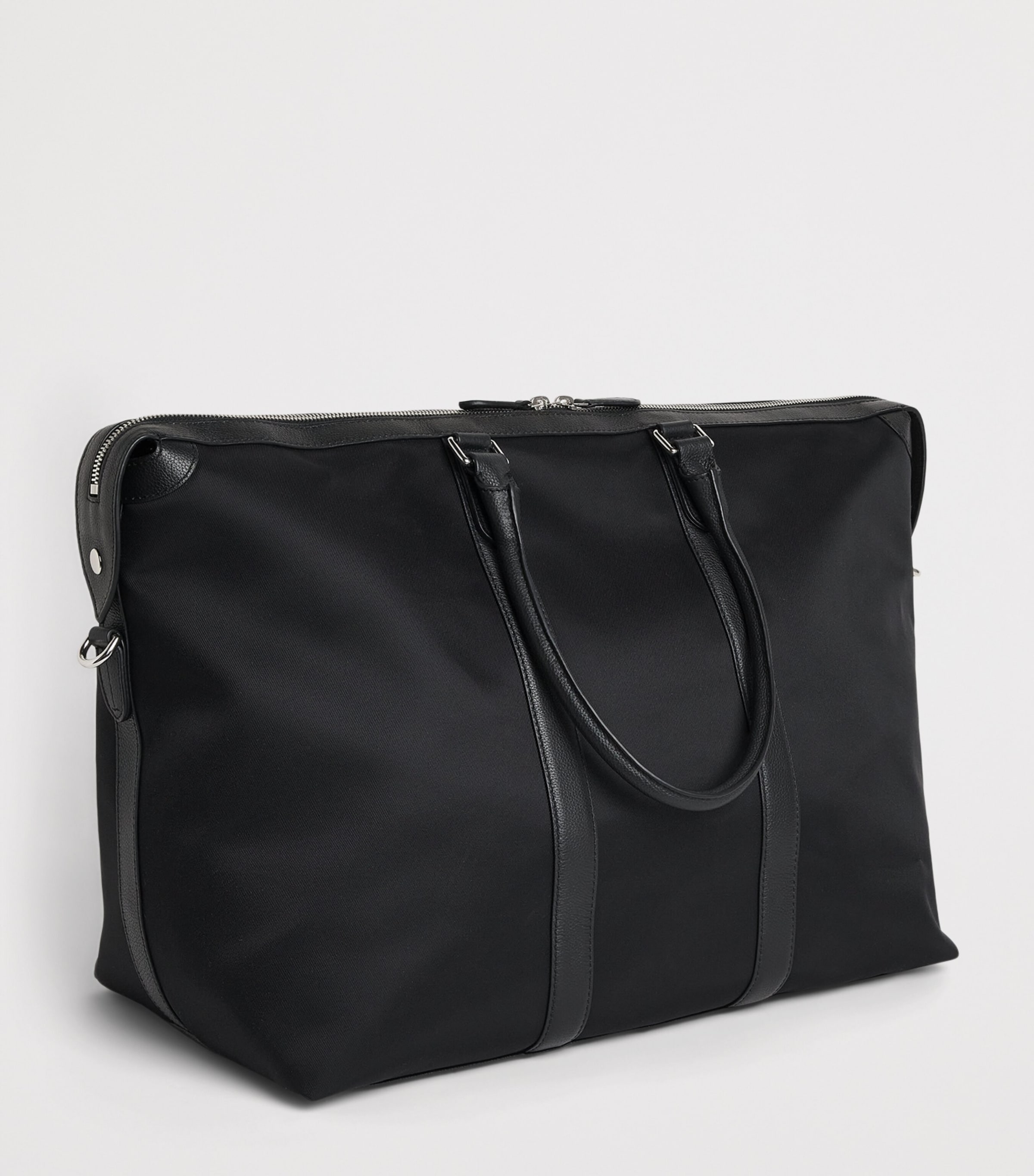Harrods Nylon Holdall Black Image 3