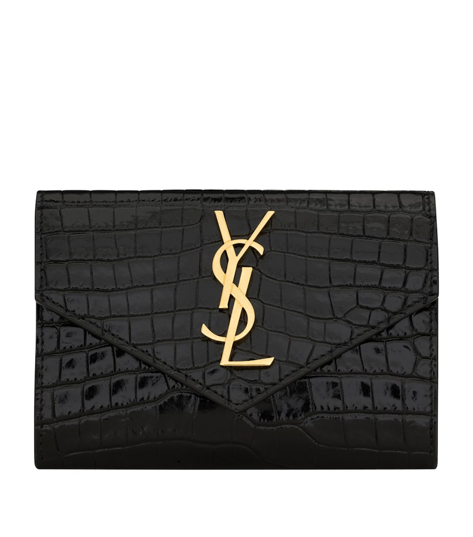 Small Cassandre Croc-Embossed Wallet 1000 Image 1