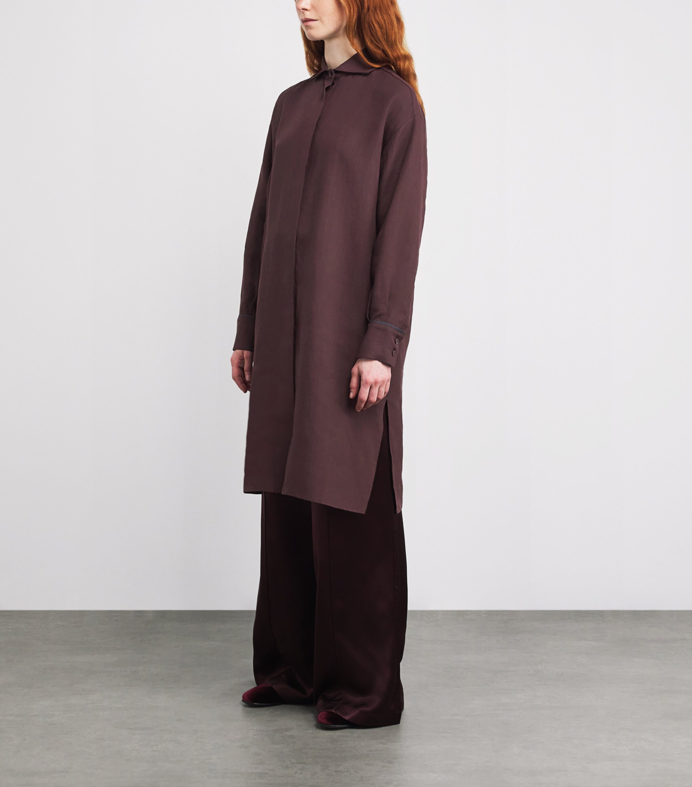 Linen Longline Shirt MOSTO Image 3
