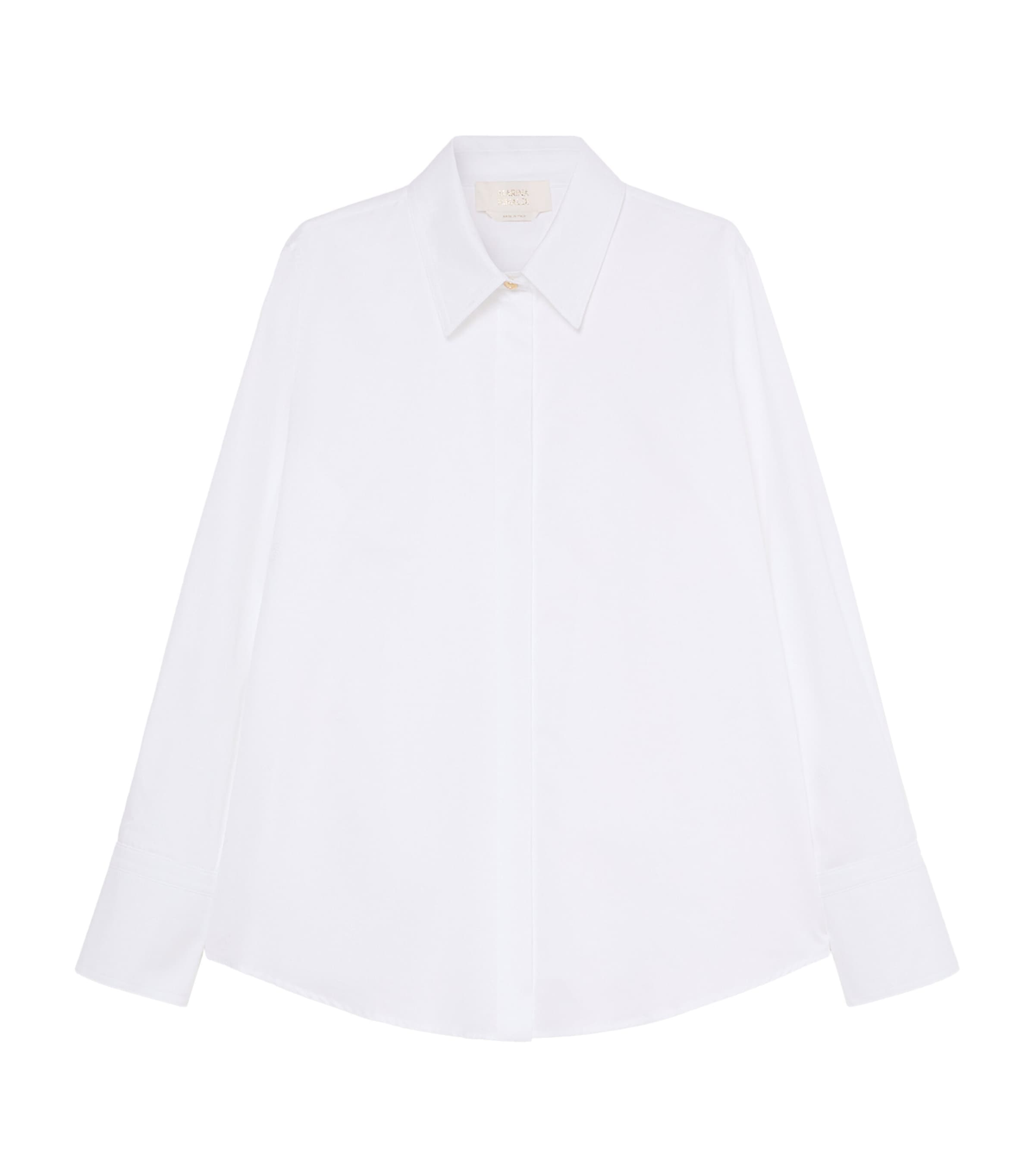 Marina Rinaldi Womens Cotton Shirt Optical White Image 1