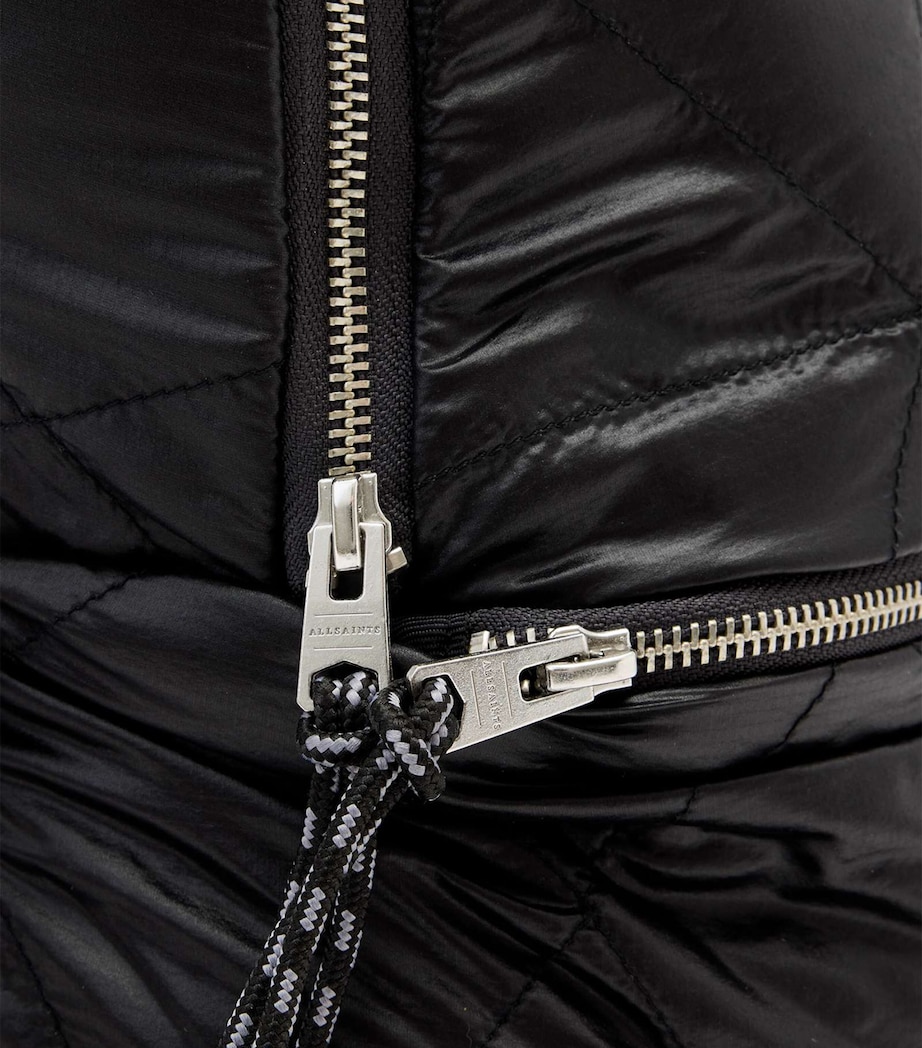 Quilted Finn Puffer Backpack BLACK Image 4