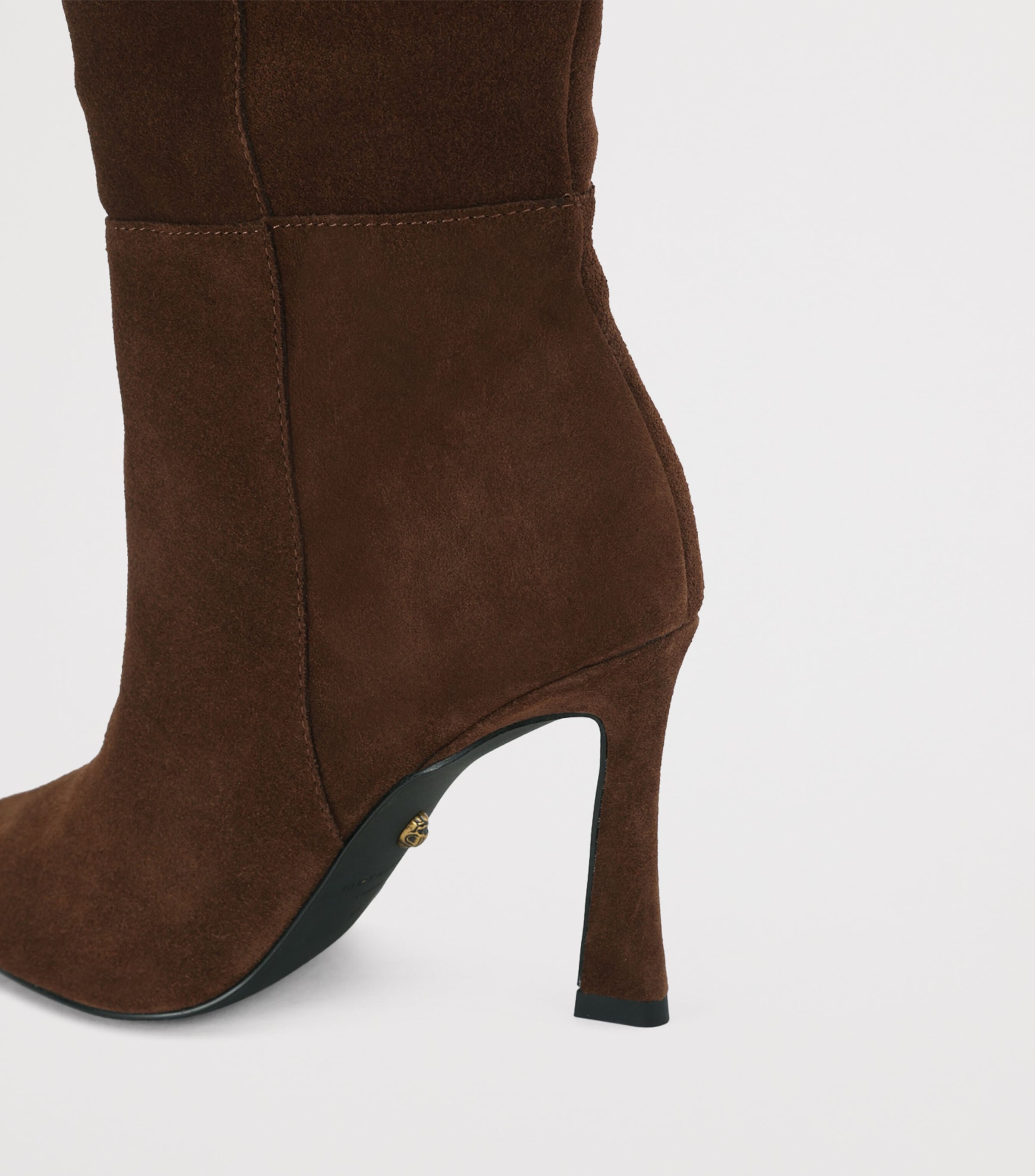 Kurt Geiger London Suede Annabel Knee-High Boots Brown Image 4