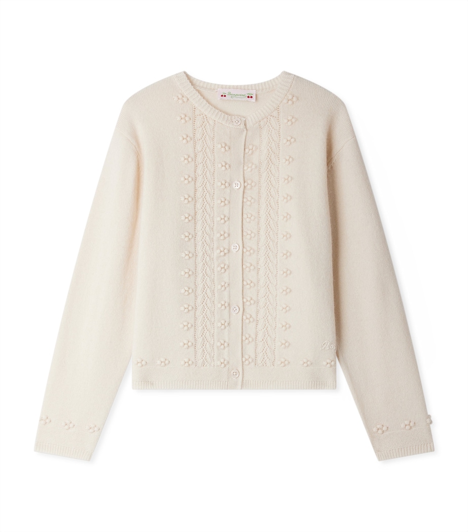 Wool-Cashmere Juka Cardigan (10-14 Years) BEIGE ROSE Image 1