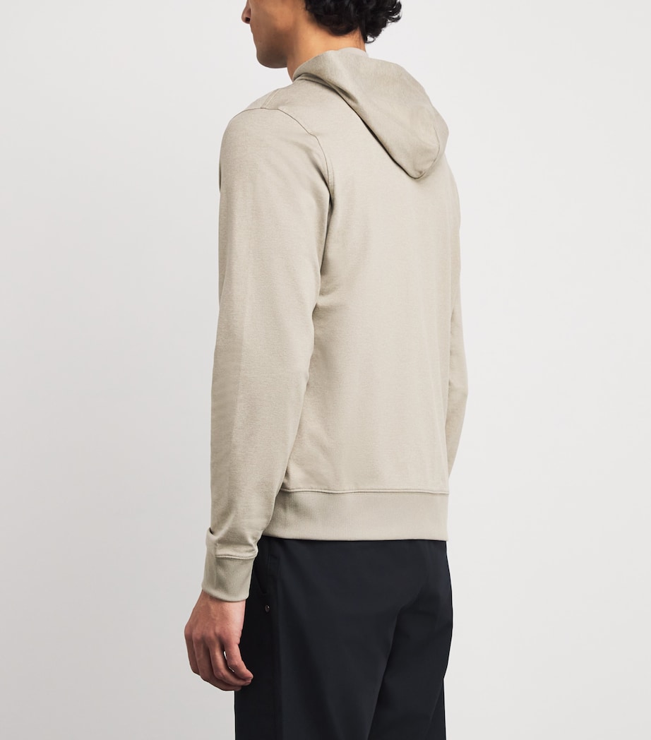 Zip-Up Ponto Hoodie HTF TRUFFLE HEATHER Image 4