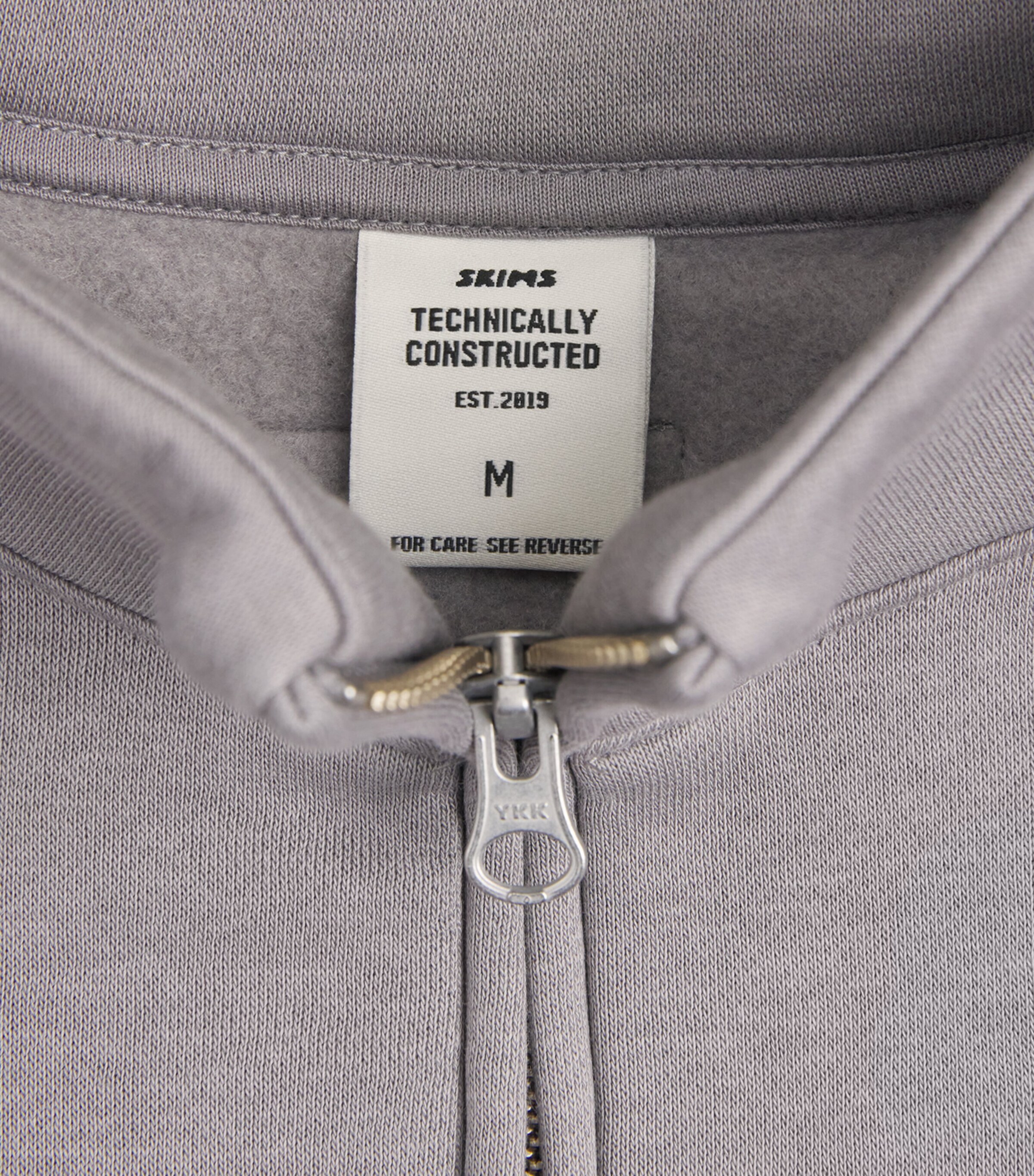 Skims Mens Fleece Lounge Relaxed Half-Zip Sweatshirt Tp Scl Shadow Image 6