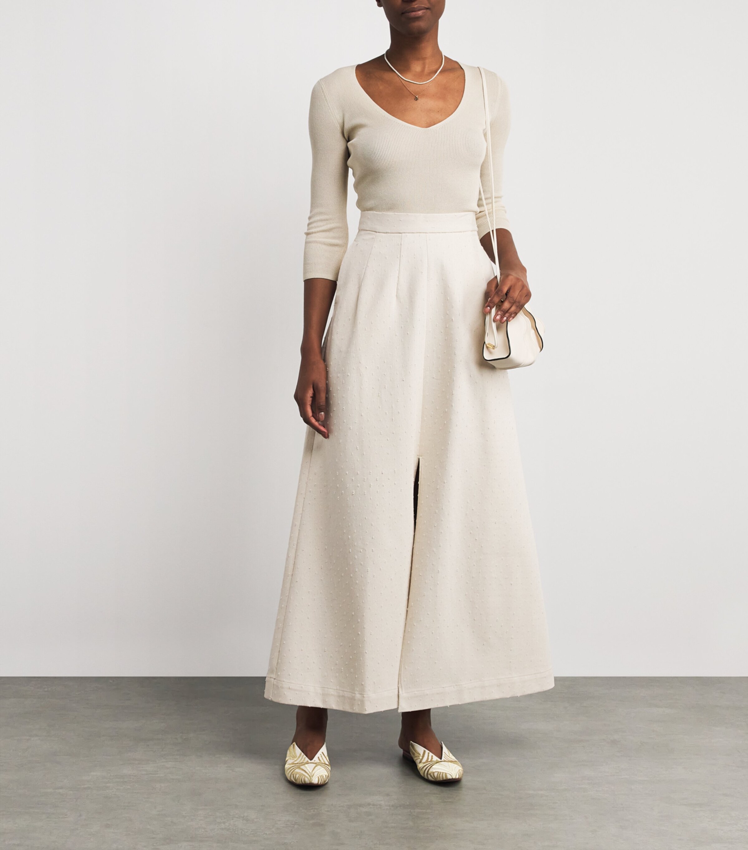 Linen Mules BEIGE/GOLD Image 2