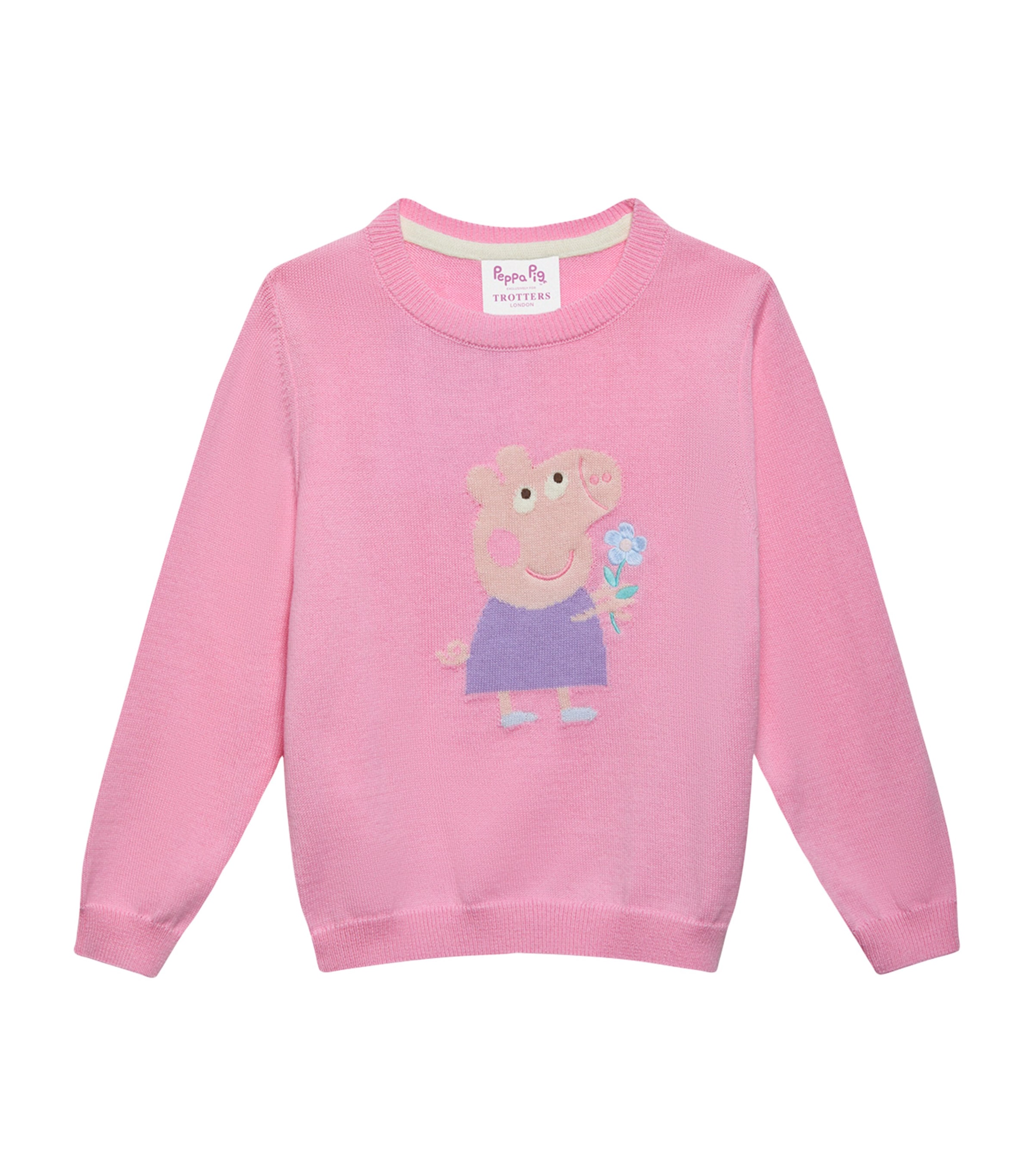 Shop Trotters Peppa Pig Sweater In Pink