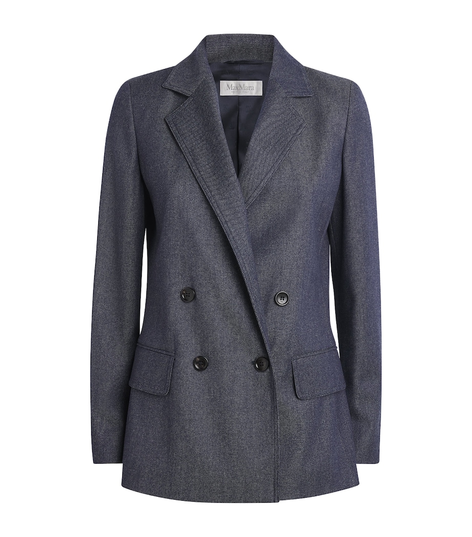 Virgin Wool Double-Breasted Blazer ULTRAMARINE Image 1