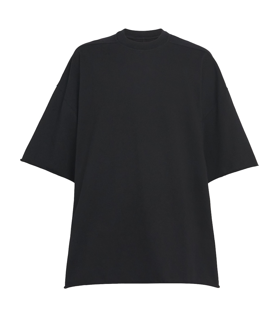 Rick Owens Mens Cotton Tommy T-Shirt Black/ Image 1
