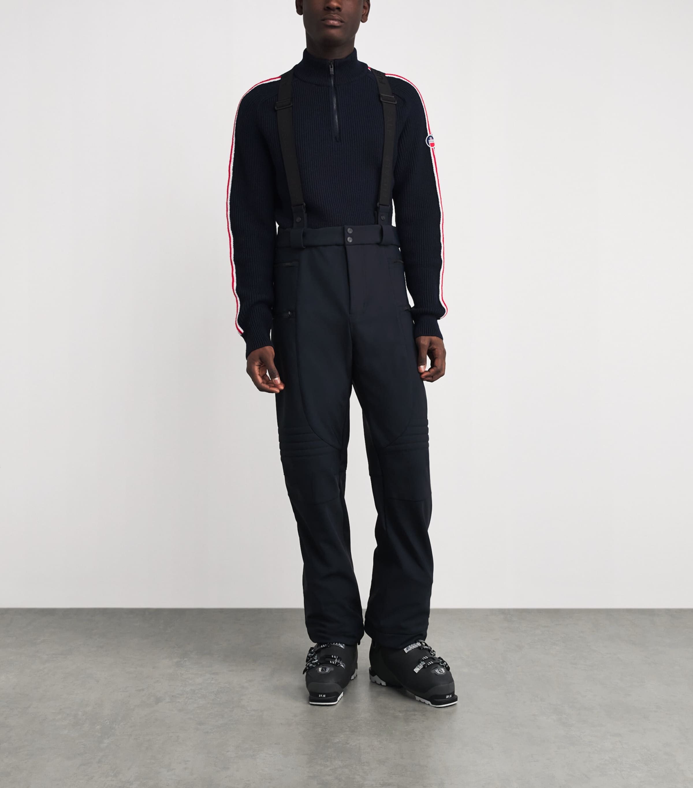 Merino Wool Dorianau Sweater 6109 MARIN/NEIGE Image 2