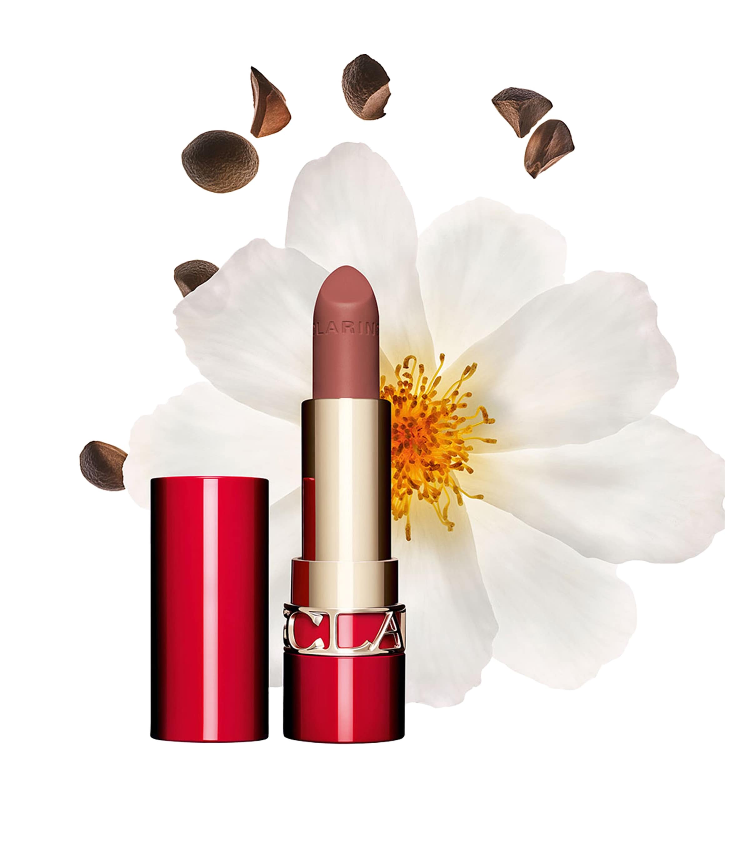 Clarins Joli Rouge Velvet Lipstick - Refill Soft Berry Image 2
