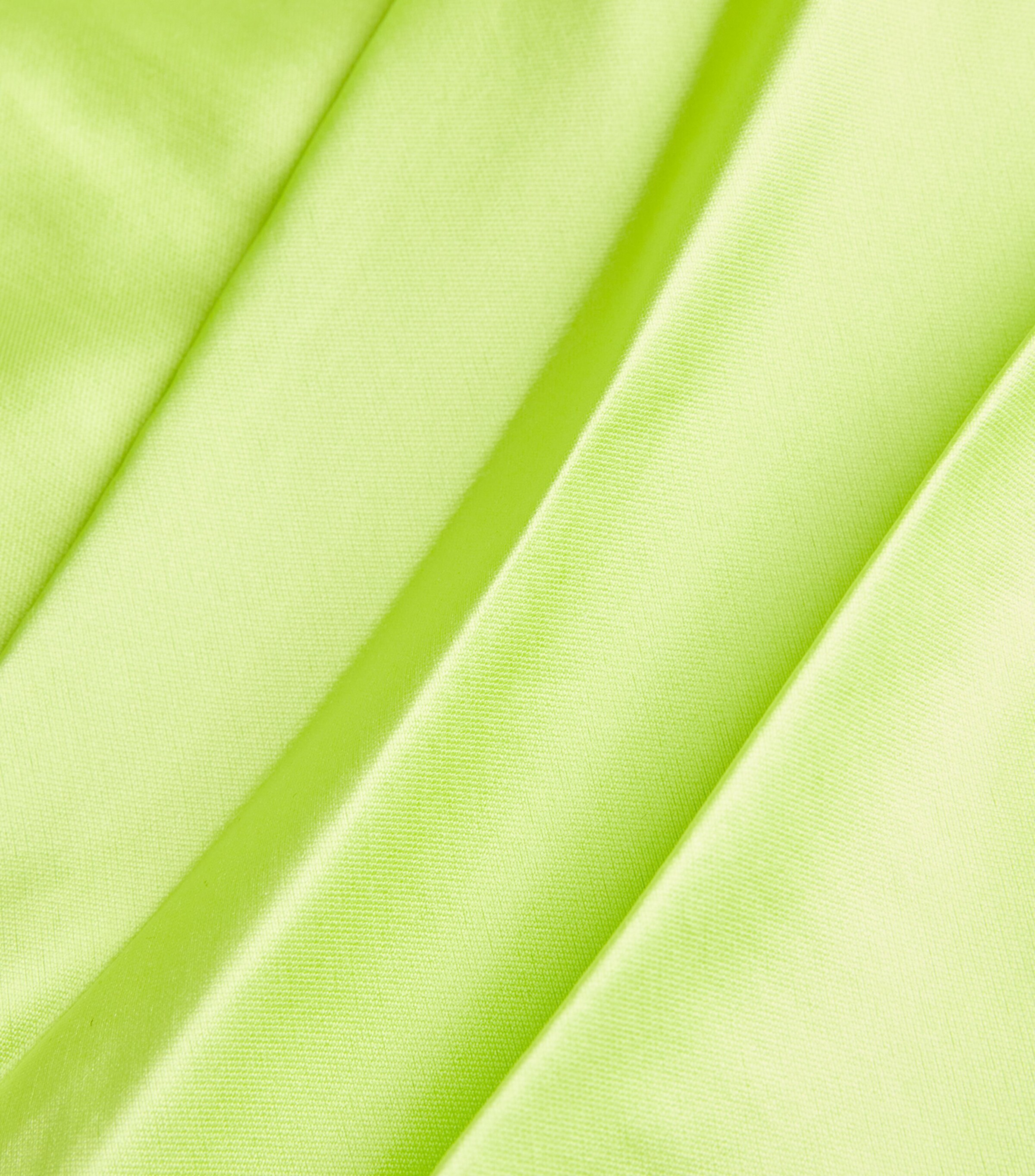 Sandra Mansour Womens Satin Illuminated Illusion Gown Pistachio Image 5
