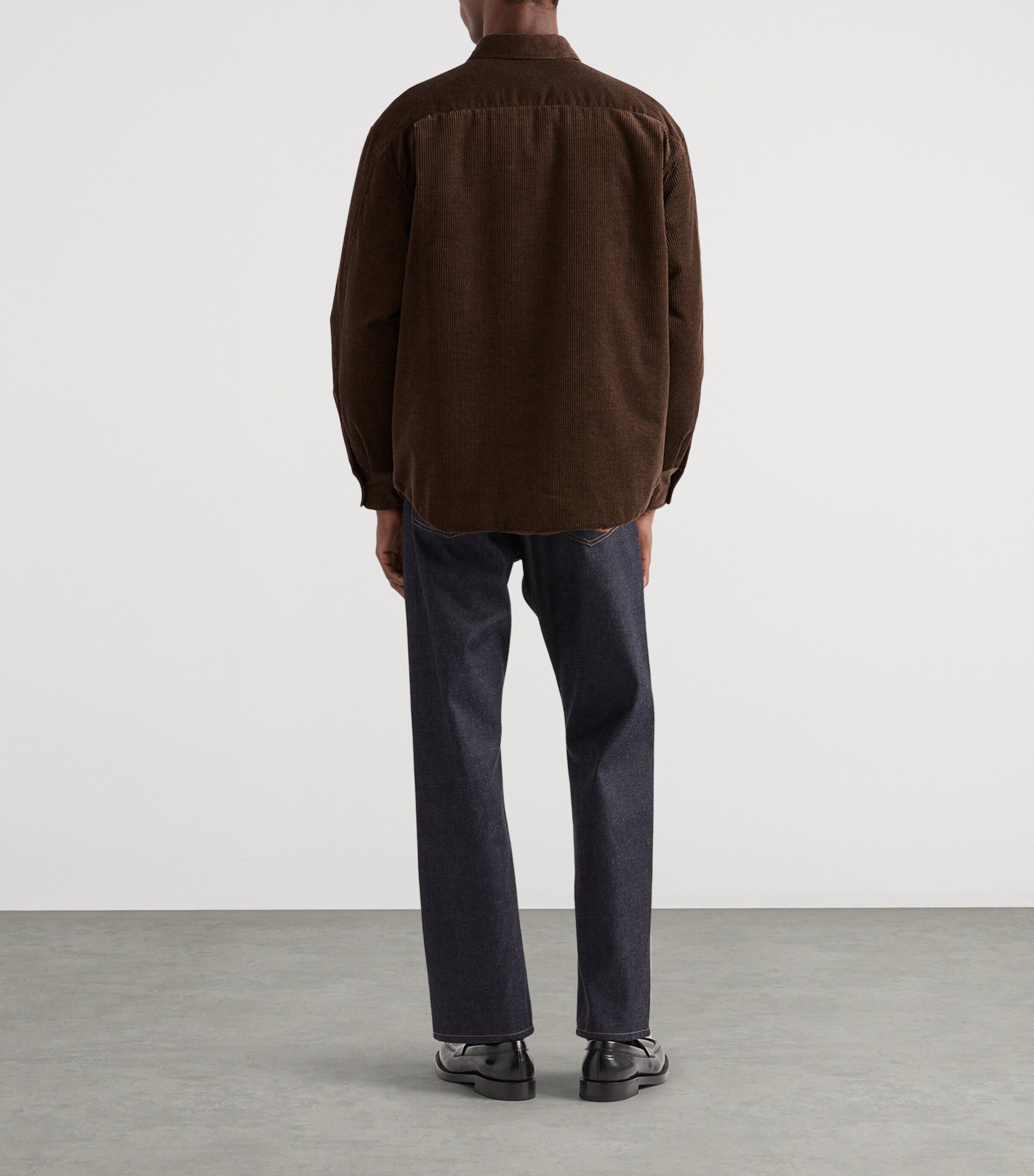 Cotton-Cashmere Corduroy Shirt F0192 Image 5