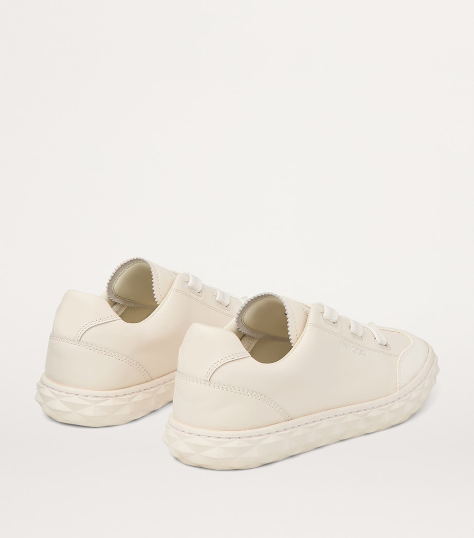 Diamond Light Flex Leather Sneakers V LATTE Image 5