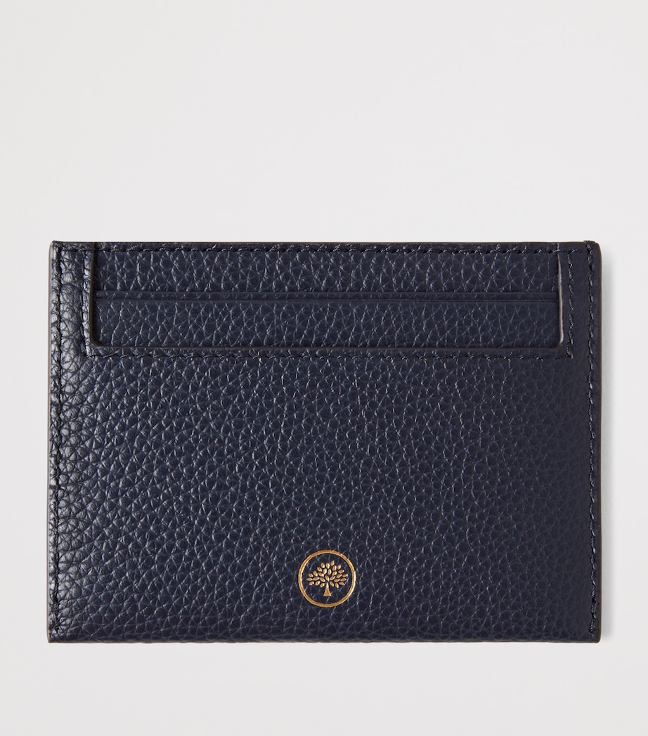 Grained Leather Card Holder NIGHT SKY Image 2