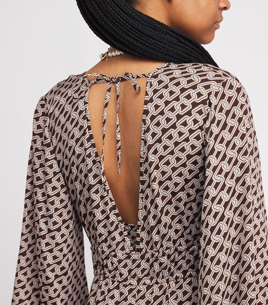 Chain Print Maja Maxi Kaftan Dress CHAIN1300 Image 4