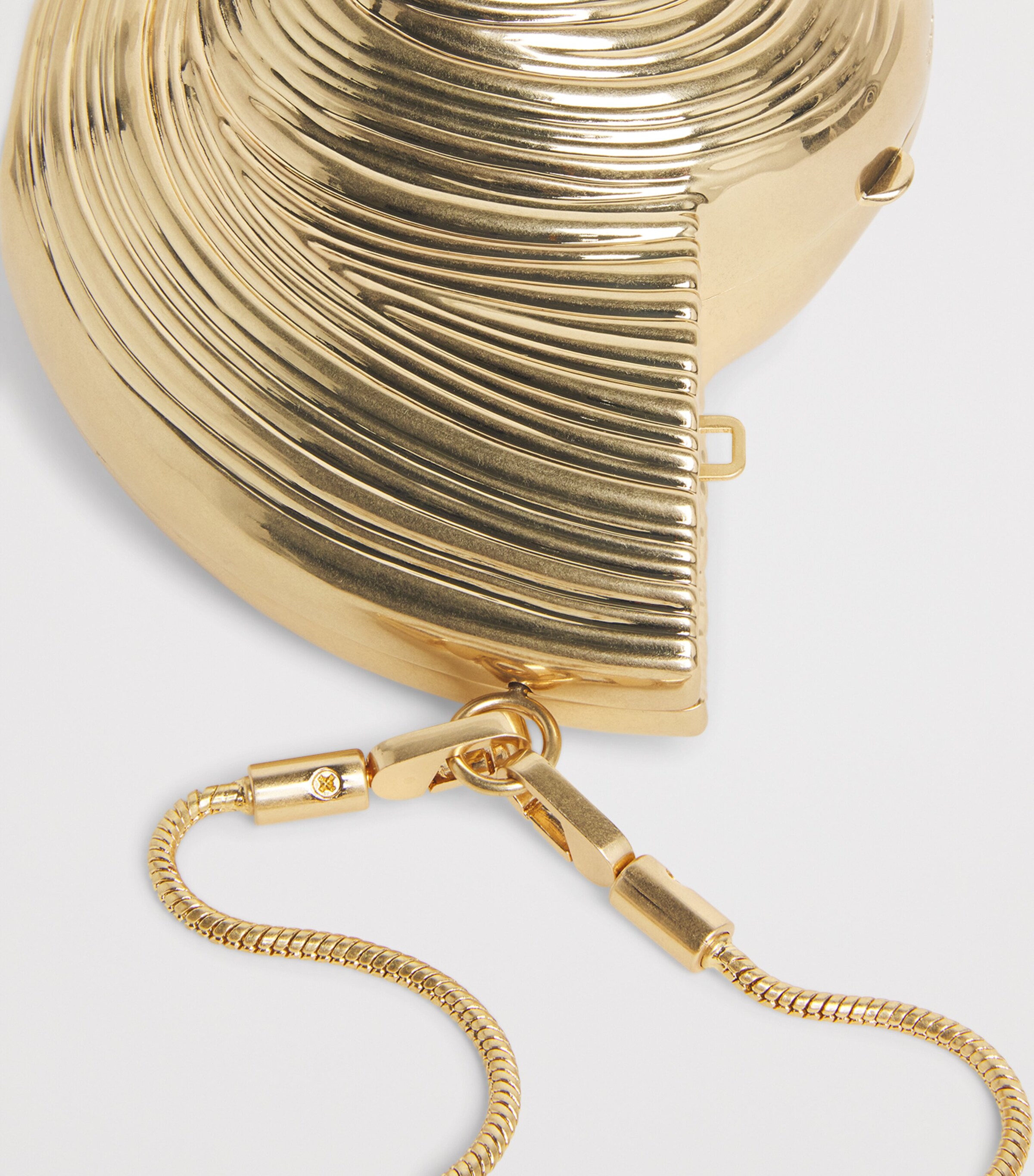 Simkhai Metal Marion Clutch Bag Gold Image 6