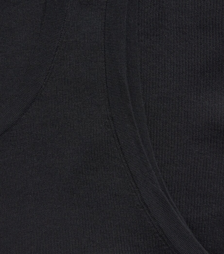 Simkhai Mens Cotton Elikai Tank Top Black Image 6