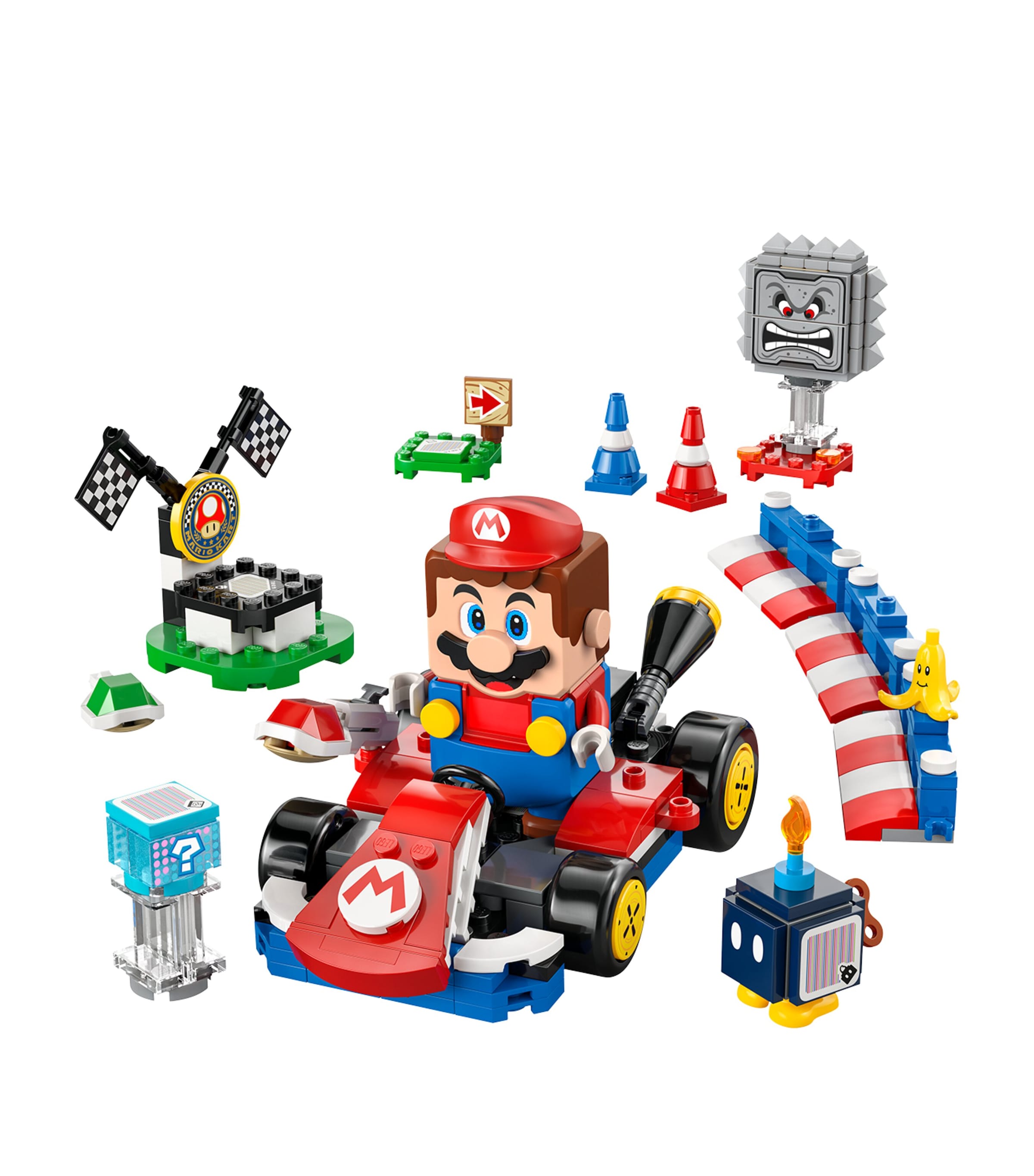 Interactive LEGO Mario & Standard Kart 72043 MULTI Image 1