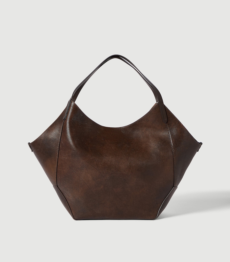 Brunello Cucinelli Reversible Calfskin BC Duo Tote Bag Image 2