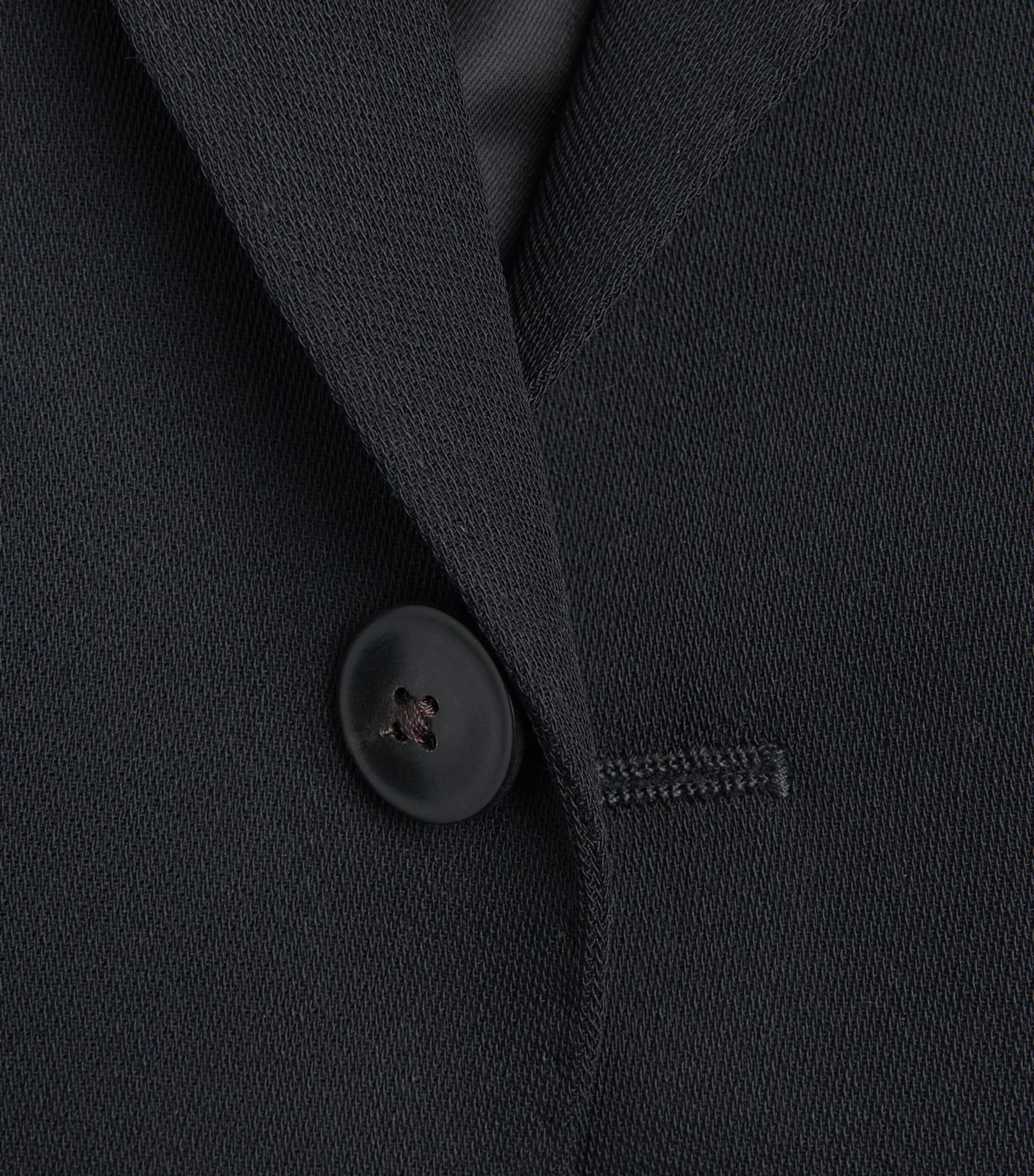 Rick Owens Mens Virgin Wool Alice Blazer Black Image 6