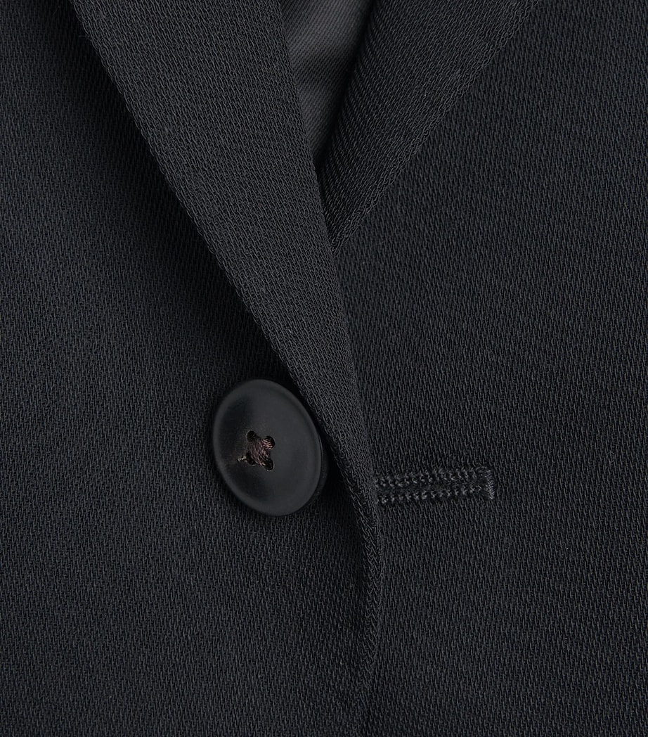 Rick Owens Mens Virgin Wool Alice Blazer Black Image 6