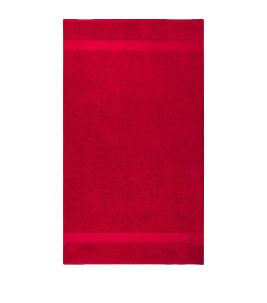 Polo Player Bath Sheet (90cm x 160cm) RED 2000 Image 6