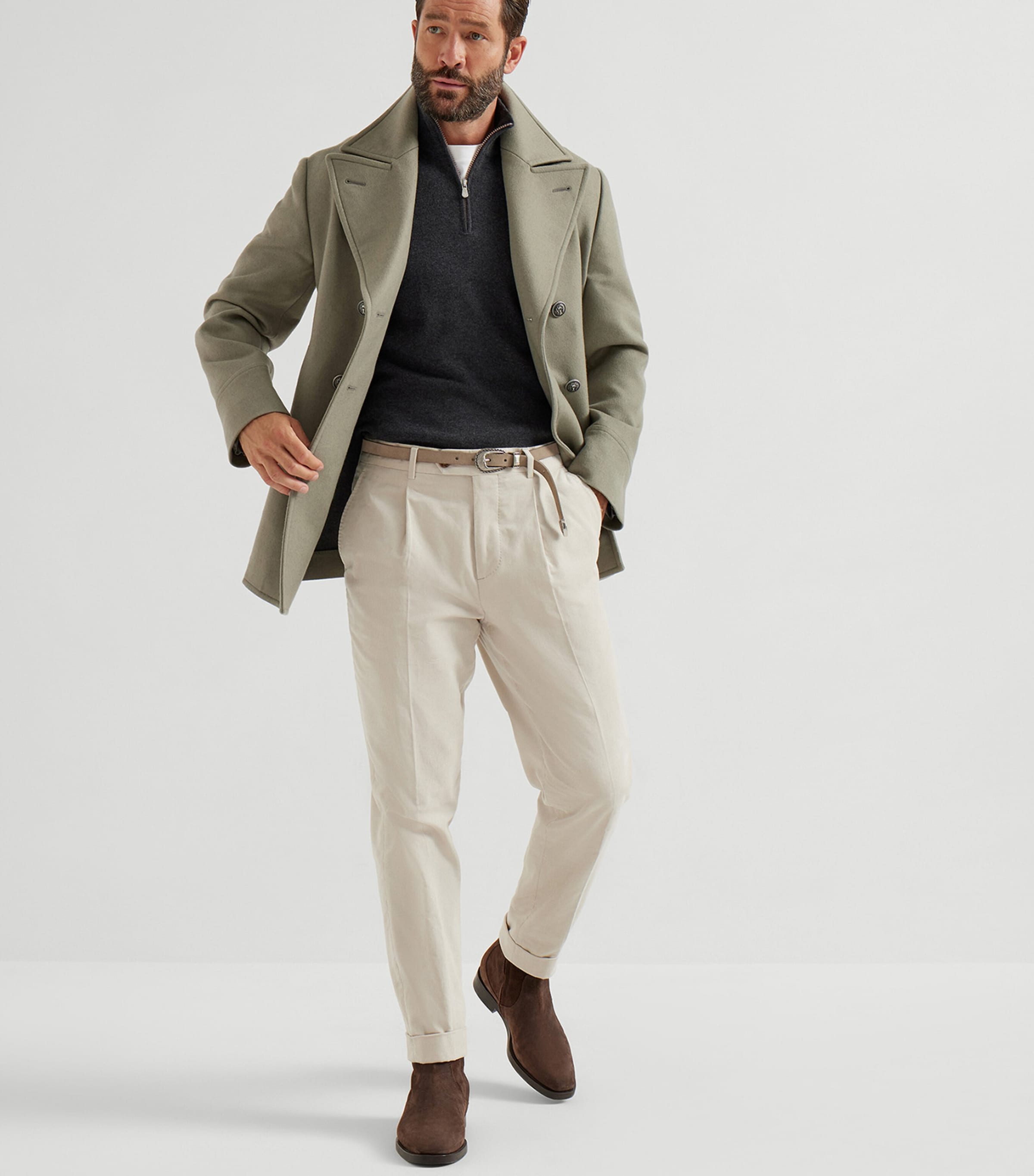 Cashmere Half-Zip Sweater CJB82 Image 5