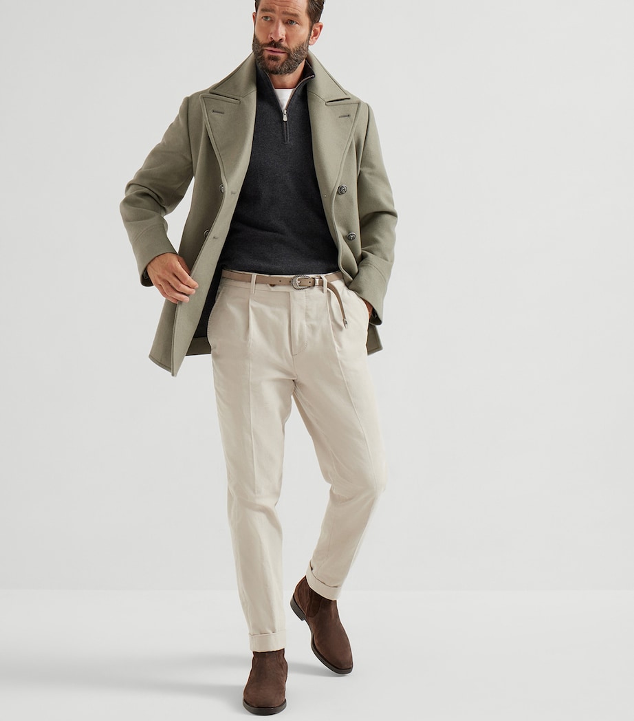 Cashmere Half-Zip Sweater CJB82 Image 5