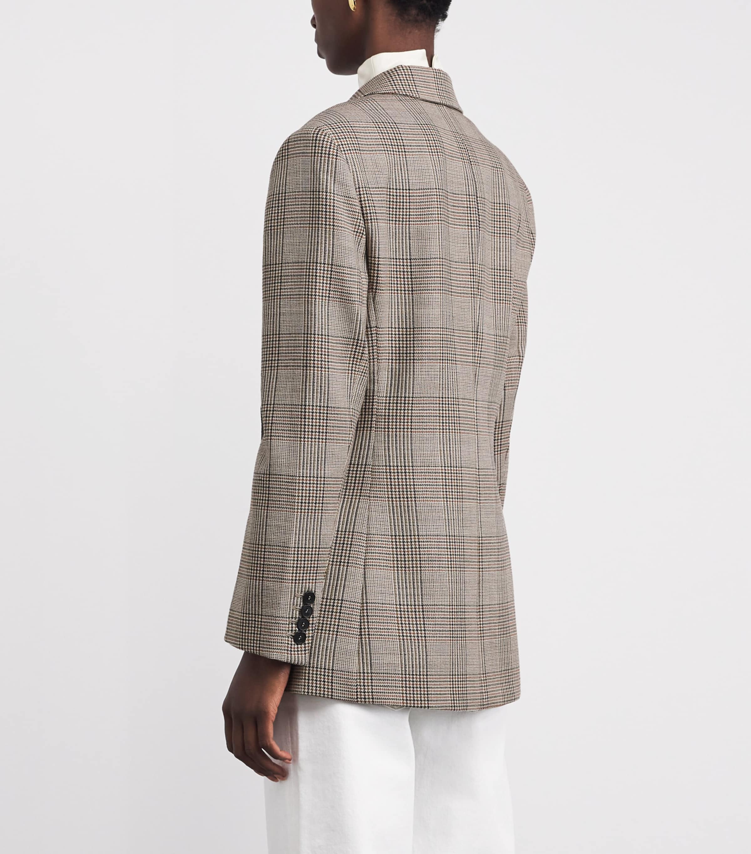 Wool Aretha Blazer  BROWN PLAID Image 4