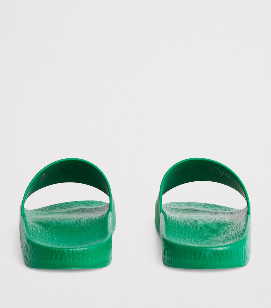 Polo Pony Slides GREEN Image 2