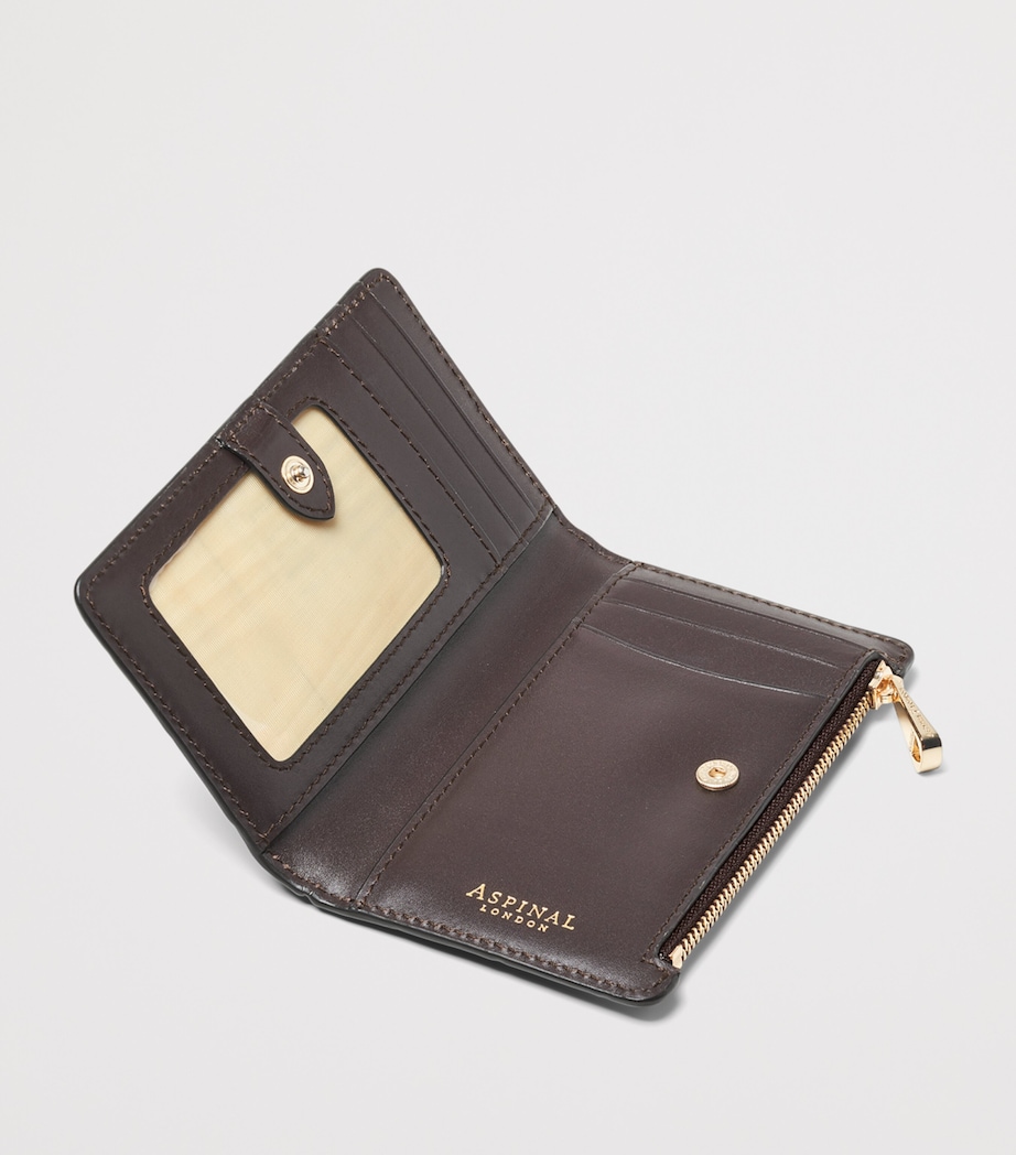 Aspinal Of London Small Leather Mayfair Purse Amazonbrown Image 3
