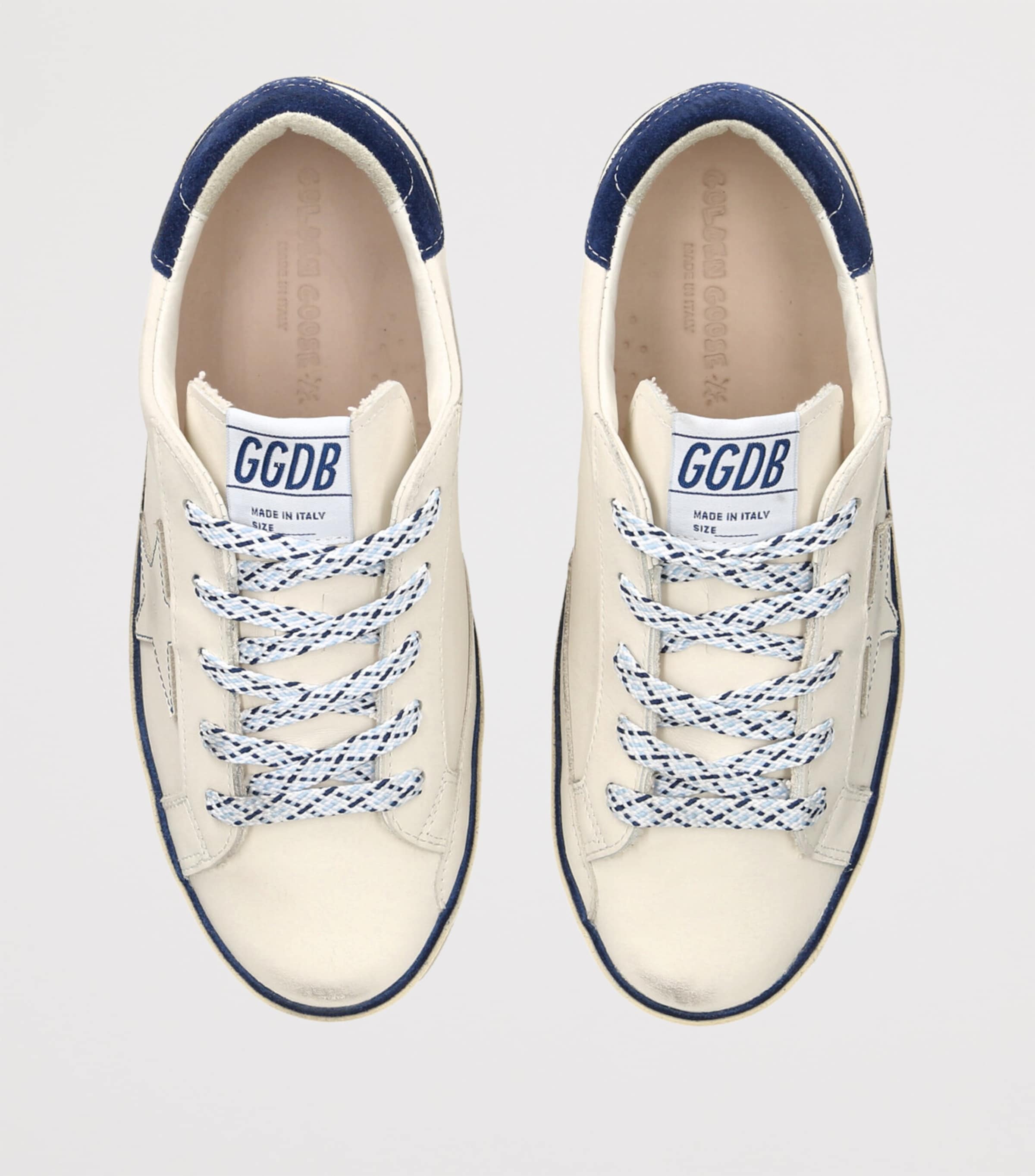 Leather Super Star Sneakers BLUE/DARK Image 4