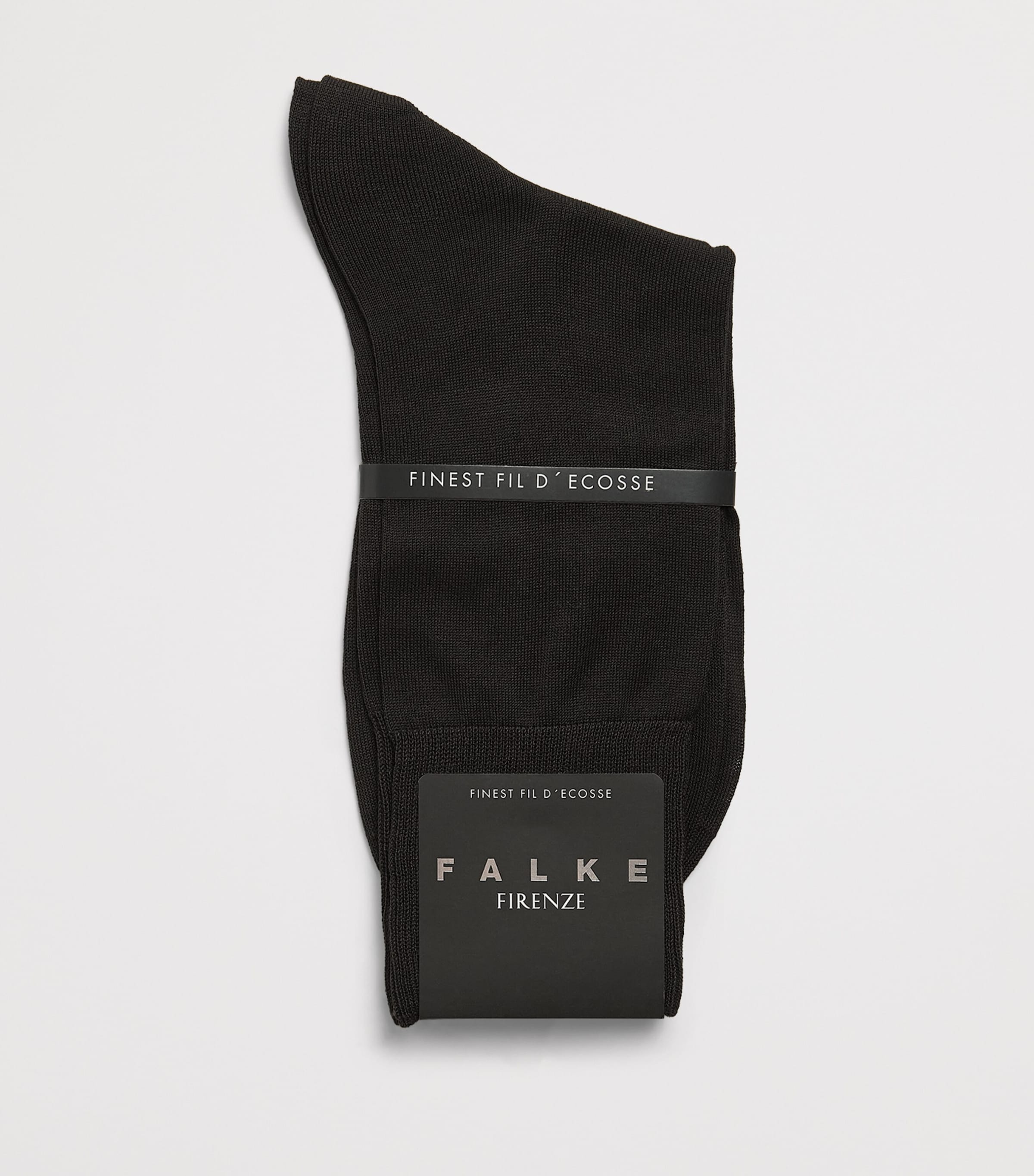 Falke Mens Firenze Socks Brown Image 1