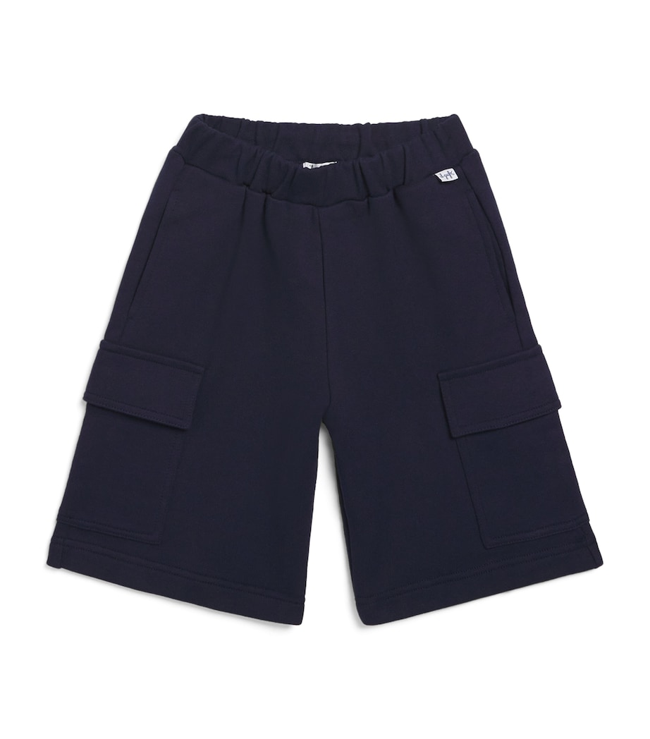 Cotton Jersey Cargo Shorts (2-12 Years) 497 BLUE Image 1